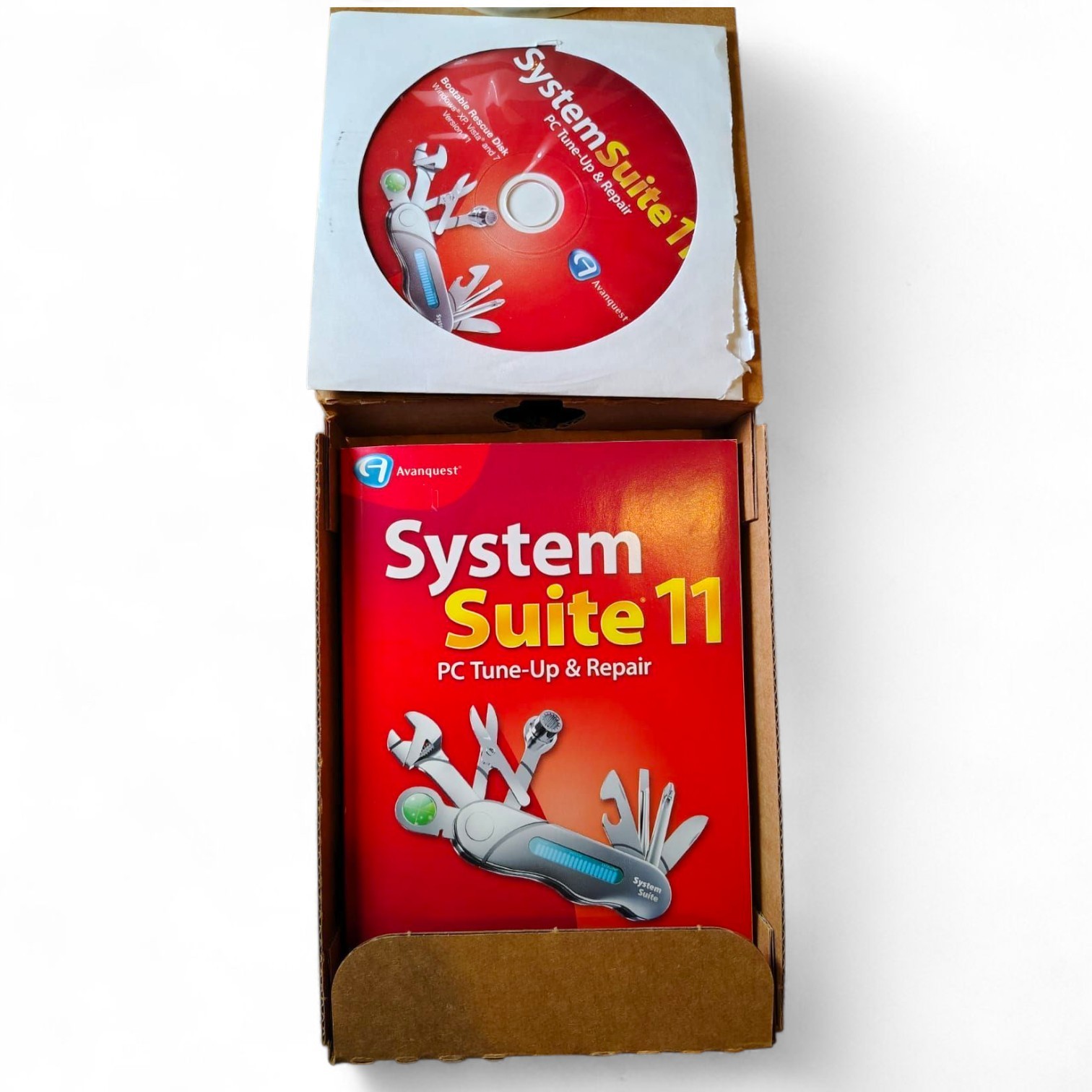 Avanquest System Suite 11 Professional PC Tune-Up Repair Windows 7 XP Vista CD