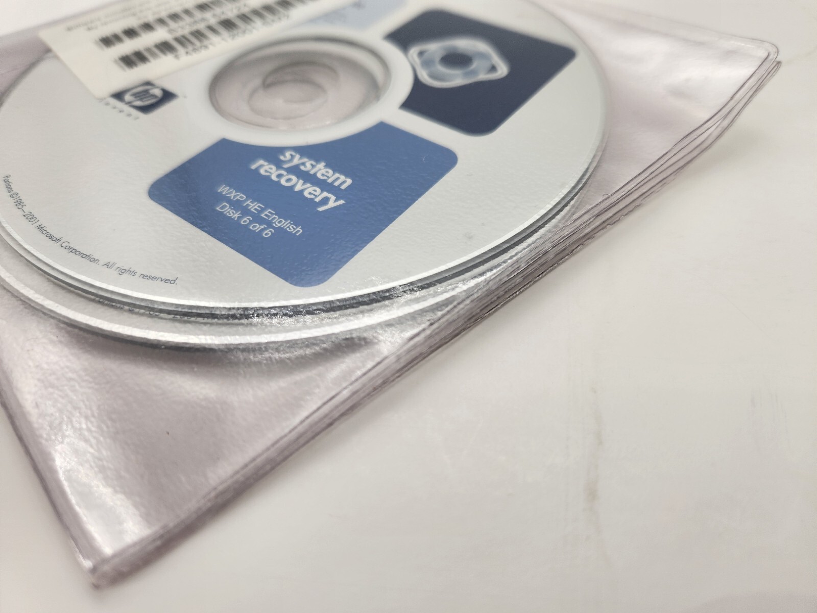 NEW OEM 2002 HP Notebook system recovery disks F4891-12001A zed100