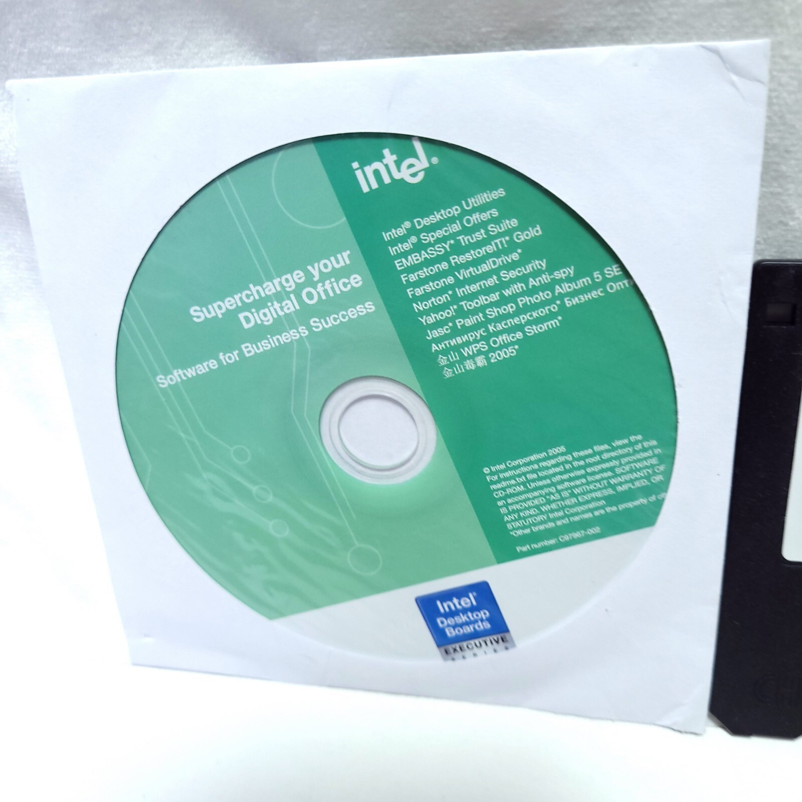 Intel Desktop Boards CD Reference Guides Software Lot D945GNT D945GTP D945GCZ