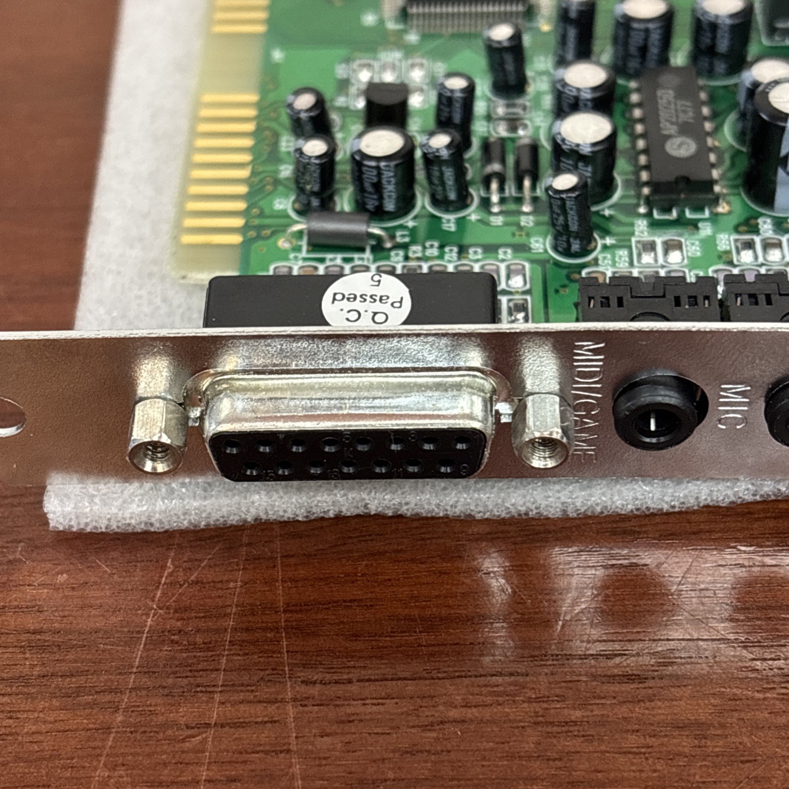 Vintage Opti OP931-3DIS Sound Card, Box and 3-1/2″ Floppy Disk