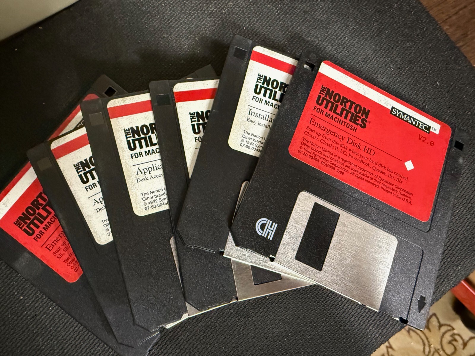 Norton Utilities 2.0 Software 3-1/2″ disks – vintage Mac software