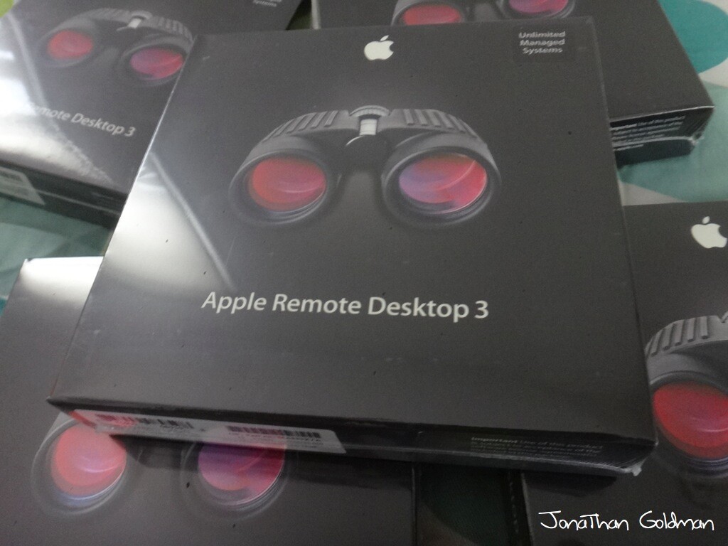 Apple Remote Desktop 3 – Unlimited Management Systems License – MA232Z/A NEW
