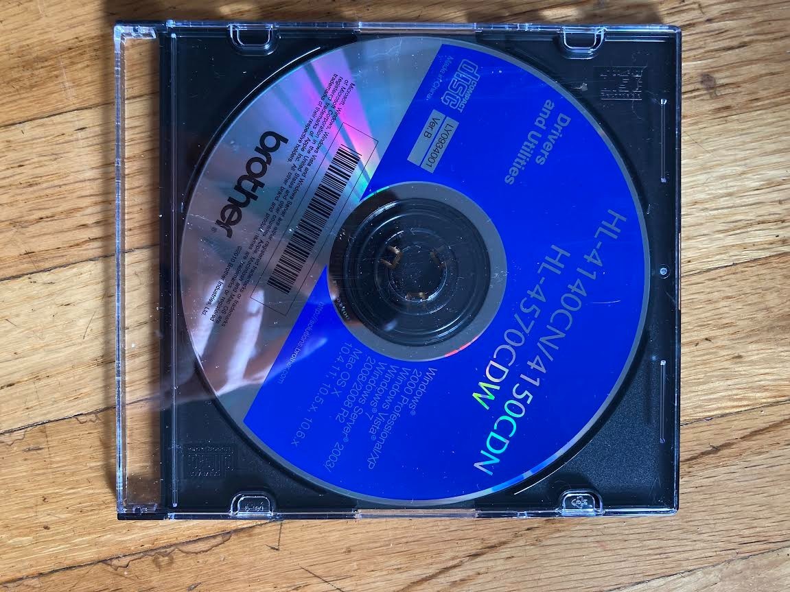 Brother HL-4140CN HL-4570cdw Setup Installation CD ROM Software CD Driver Disk
