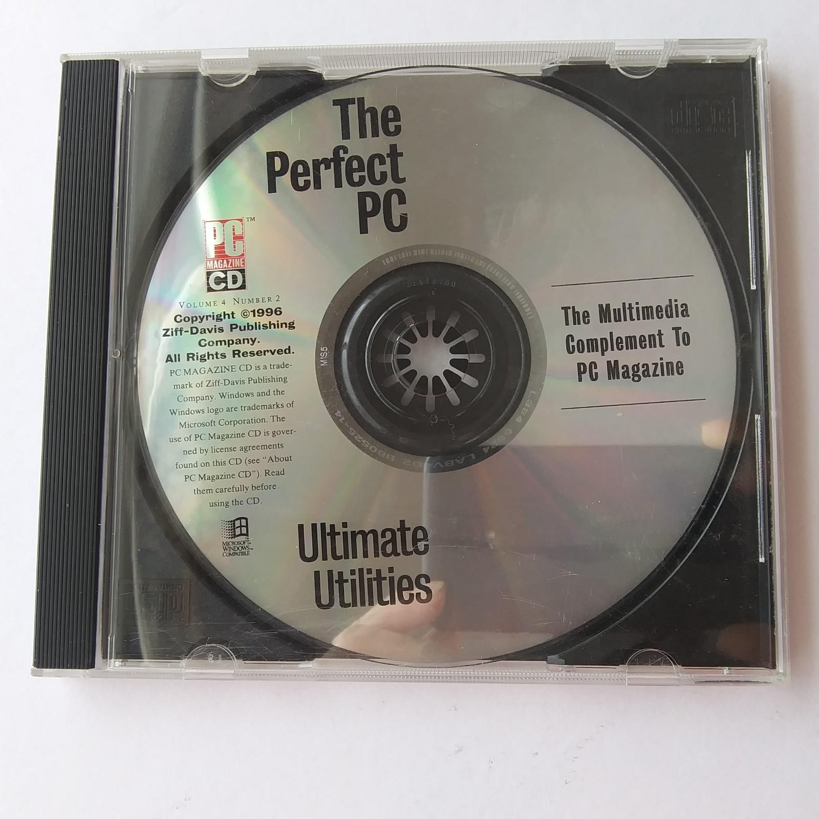 PC Magazine CD The Perfect PC Ultimate Utilities Vol 4 No 2 1996 Windows