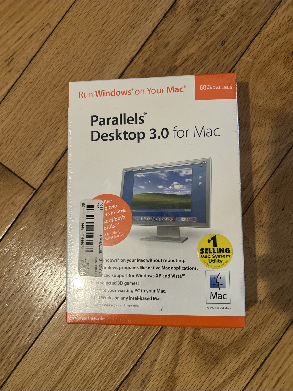 Parallels Desktop 3.0 For Mac Run Windows on Your Mac!!! NEW IN RETAIL BOX