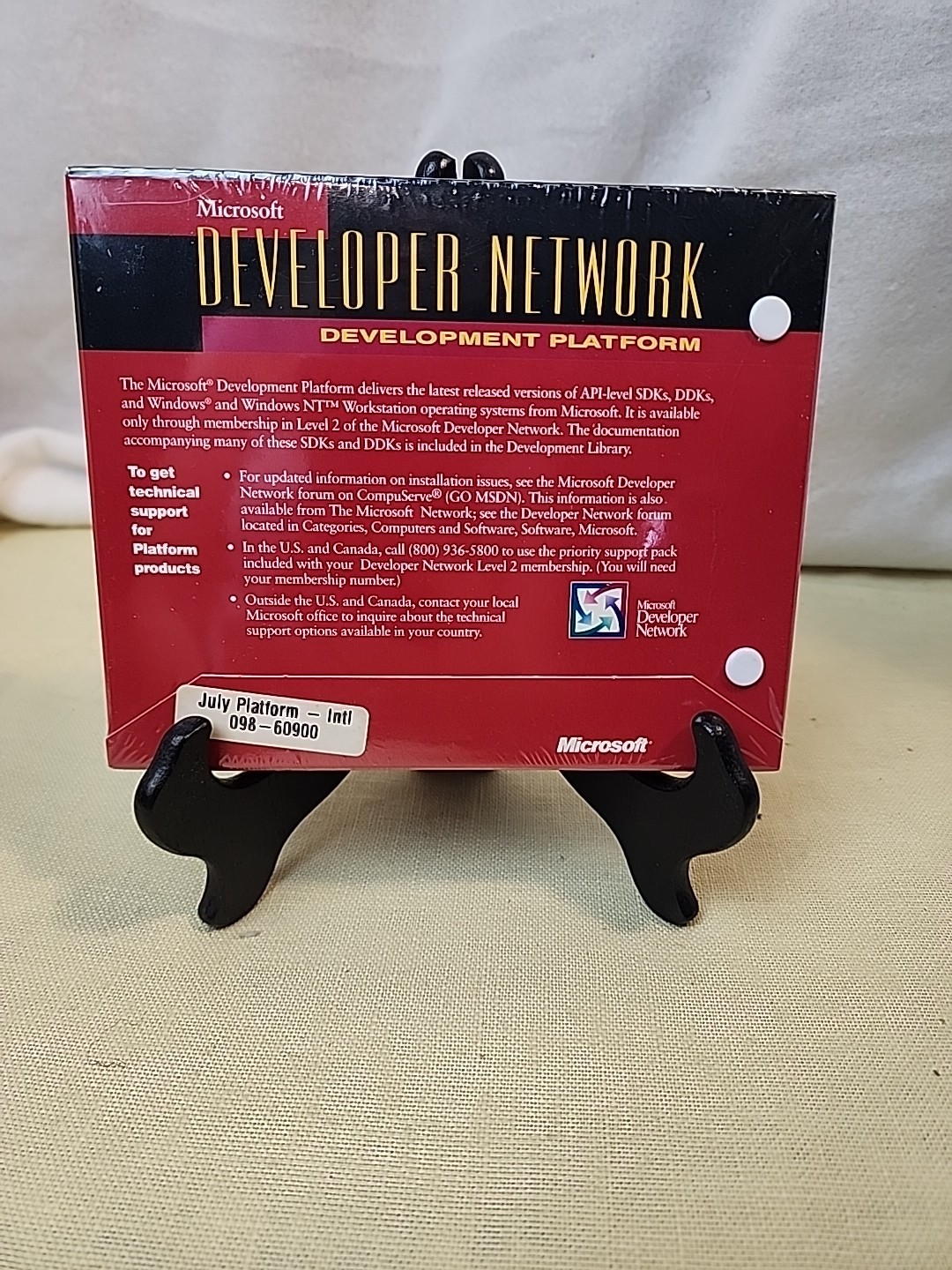 Microsoft Developer Network Operating Systems & SDKS 1995 95 NEW INTERNATIONAL