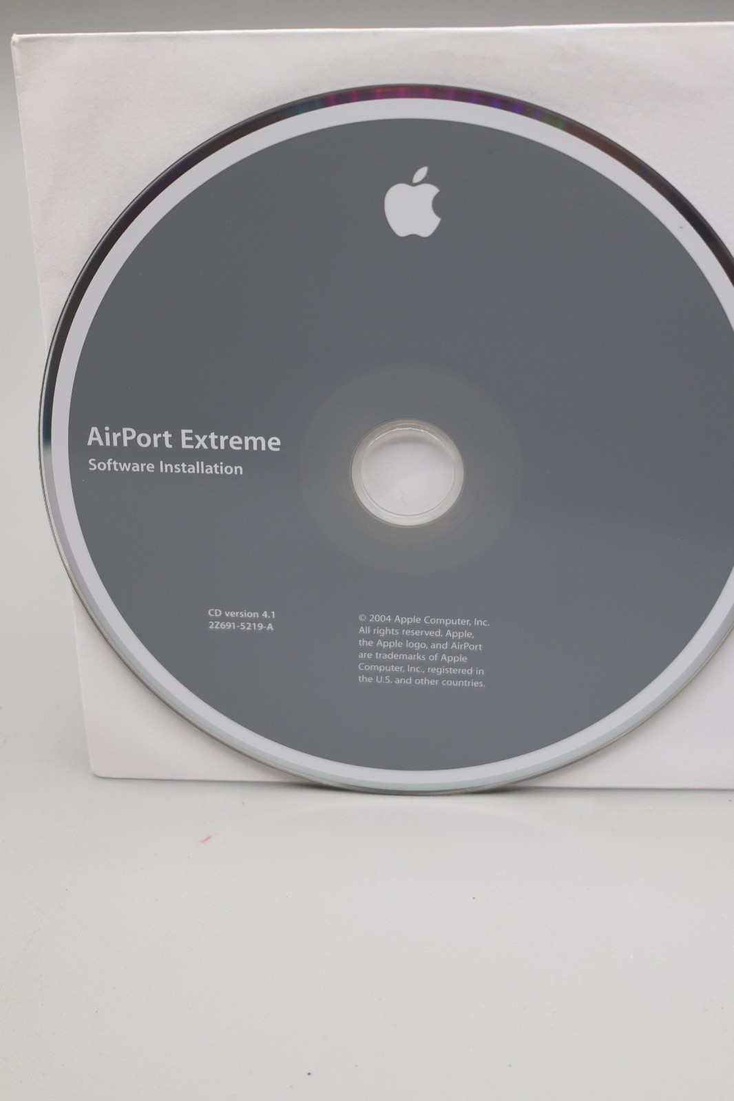 2004 Macintosh Mac AirPort Extreme Version 4.1 Software Installation CD-ROM