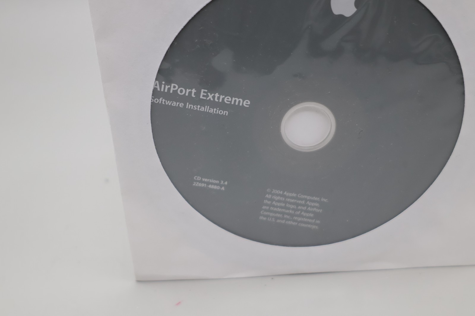2004 – Apple Airport Extreme Software Installation CD Version 3.4 – Dut’s Deals
