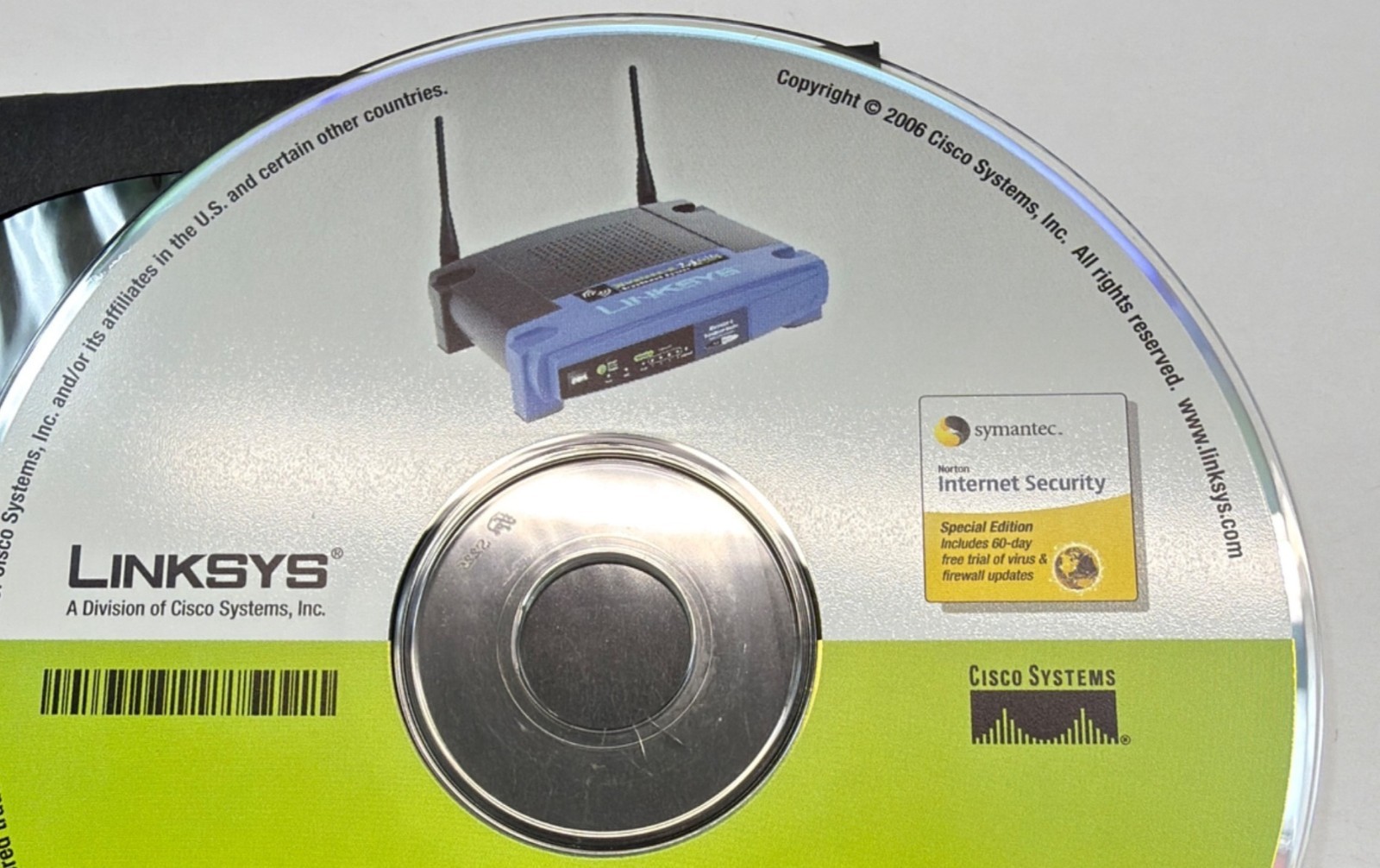 Linksys Wireless-G Broadband Router WRT54G Setup CD ONLY V8.0 Cisco Systems