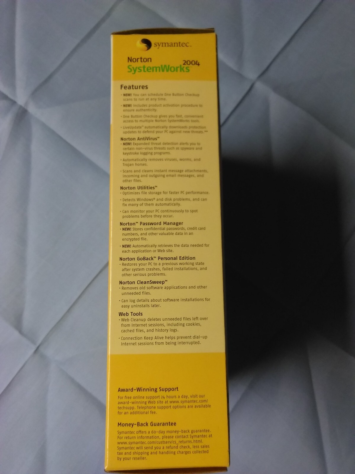 Symantec Norton SystemWorks 2004 Key – Disc User’s Guide Original Box – Windows