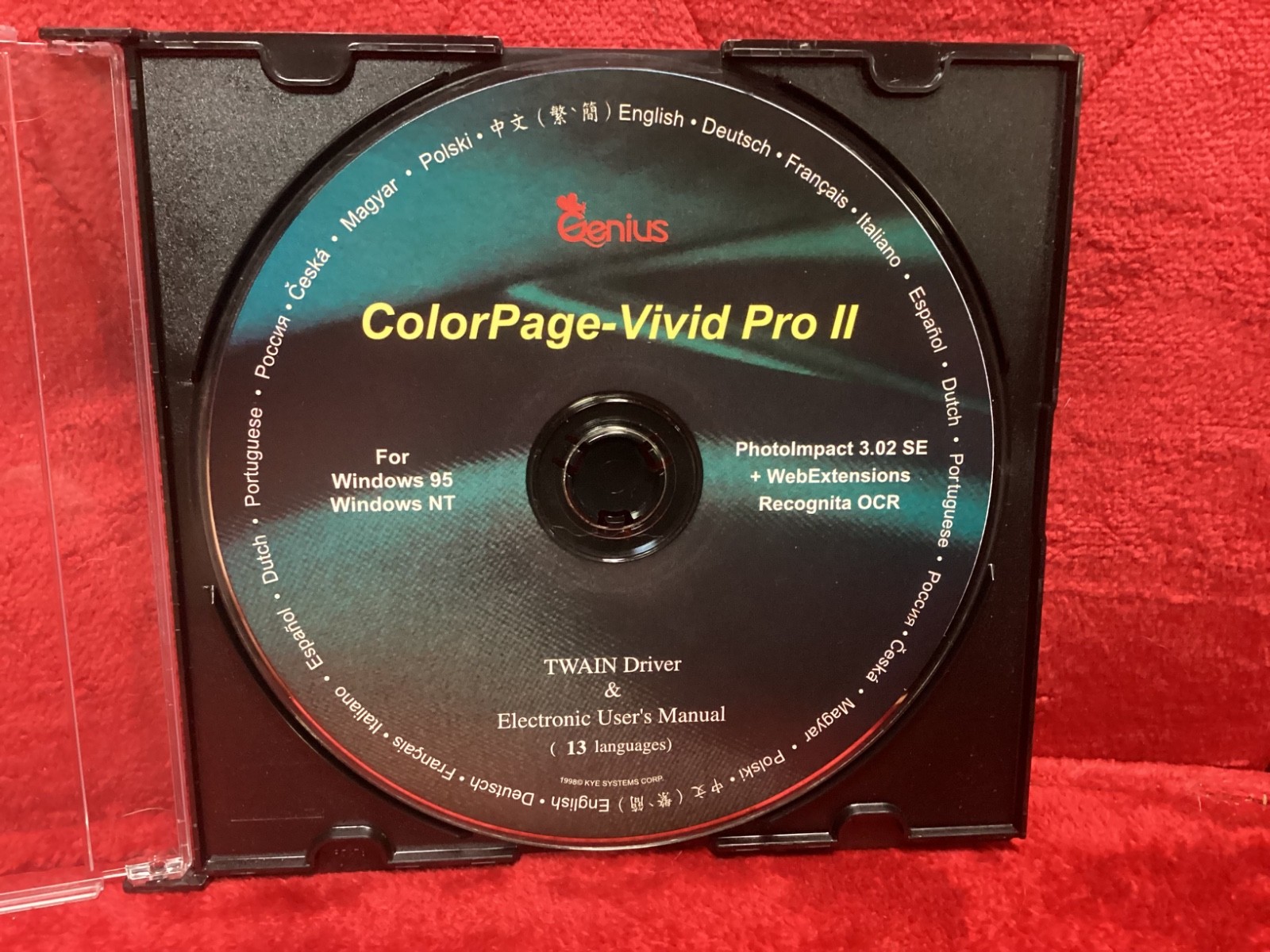 ColorPage Vivid Pro II Software Windows 95 & NT TWAIN Driver User Manual 13 Lang