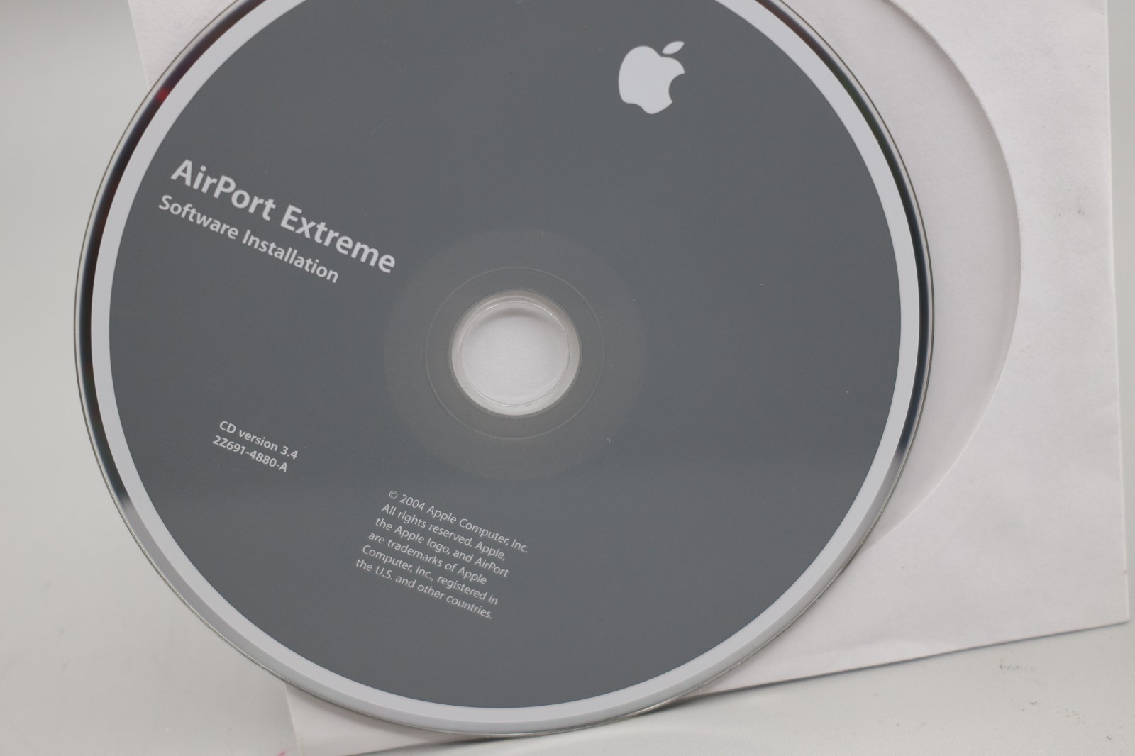 2004 – Apple Airport Extreme Software Installation CD Version 3.4 – Dut’s Deals