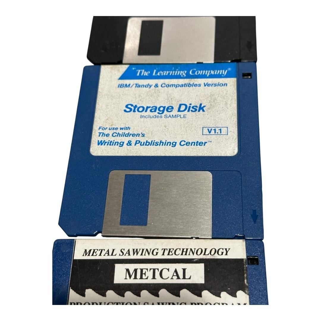 Vintage Mixed Utility Software 3.5 Floppy Disk Lot DOS Win95 Win98 English
