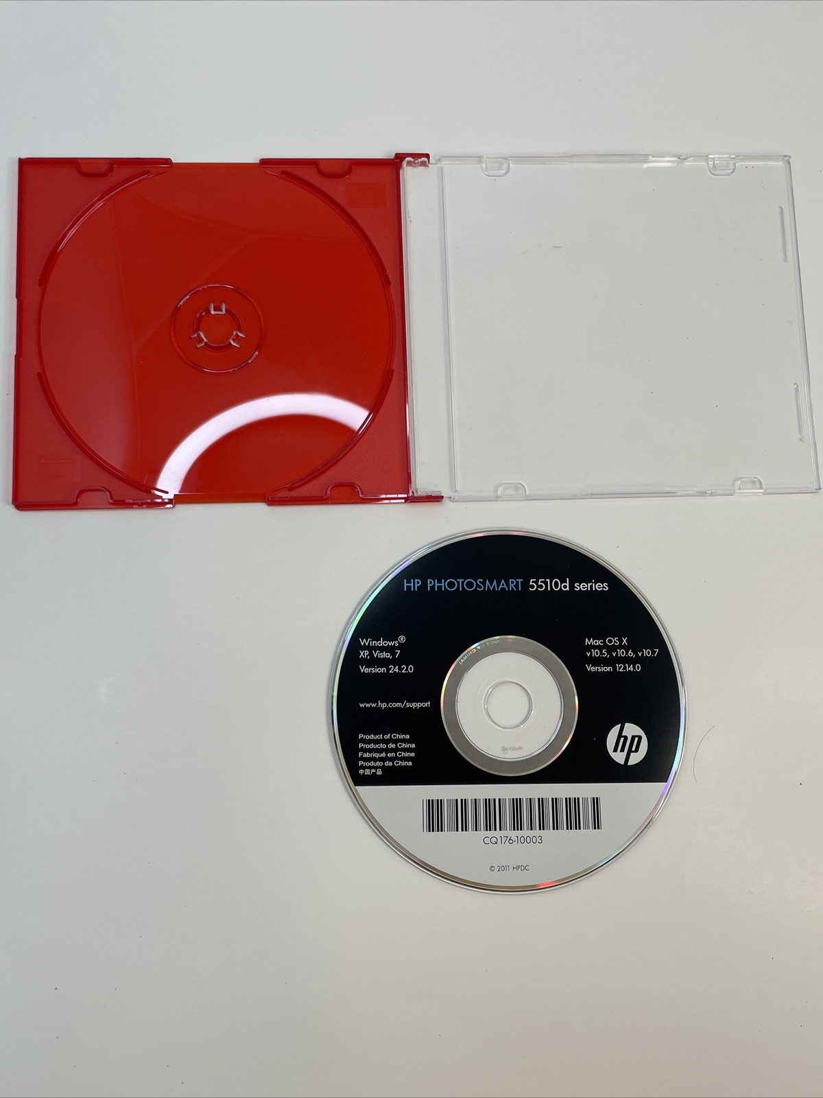HP Photosmart D1500d Series Windows/Mac Install Disc Ver 24.20
