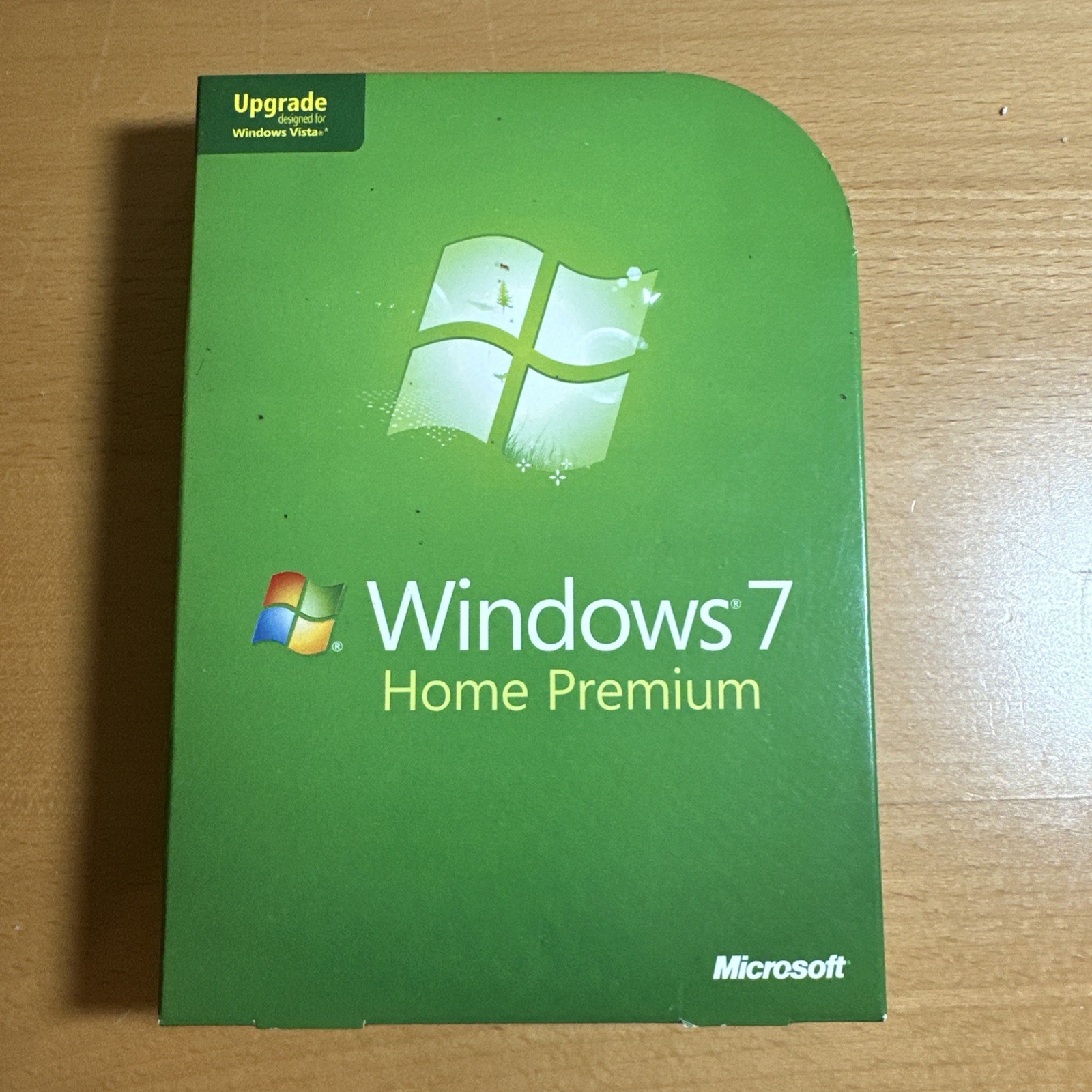 Microsoft Windows 7 Home Premium Upgrade 32 Bit & 64 Bit DVDs Complete w/ Key