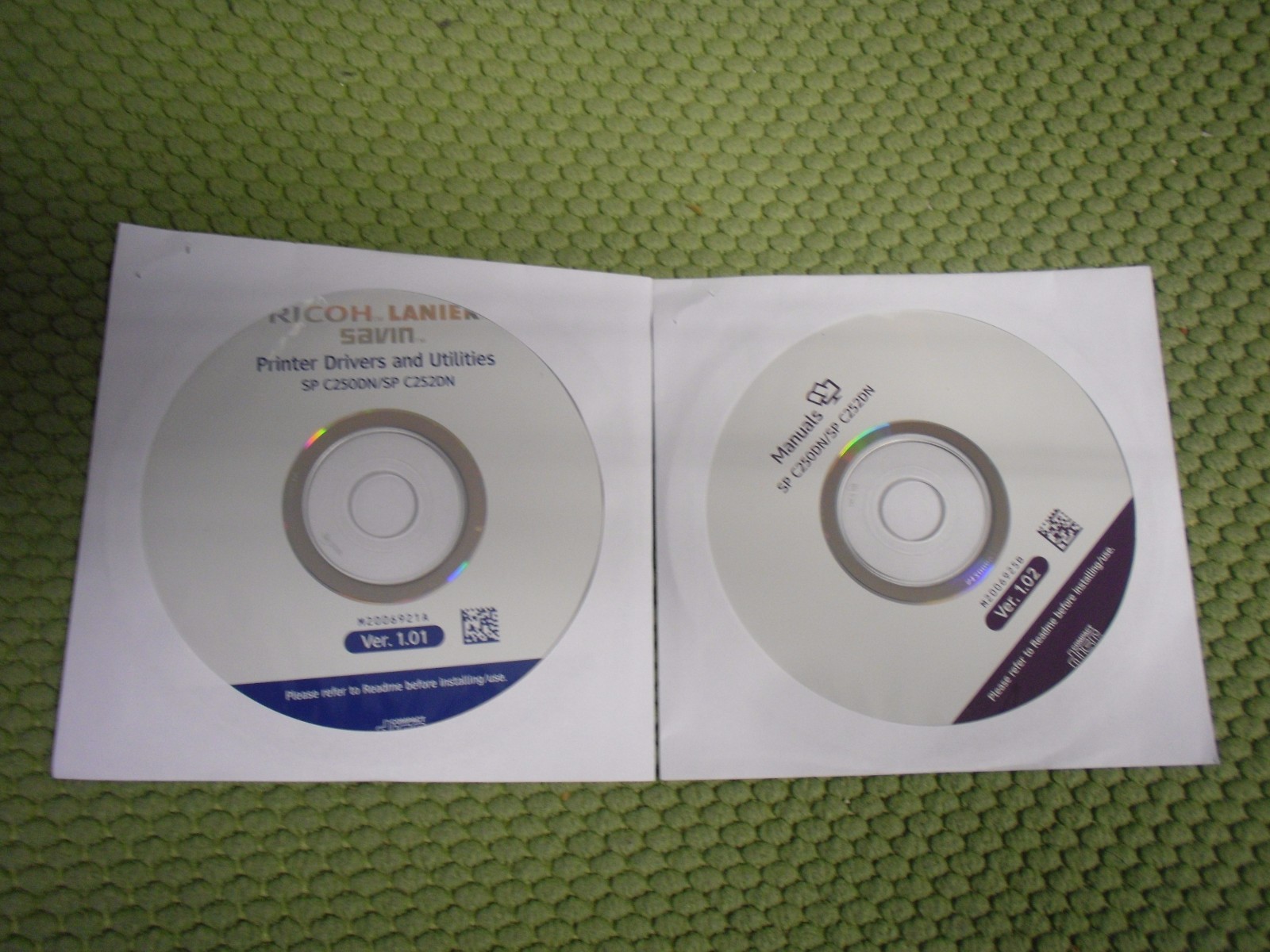 New Genuine Ricoh SP C250dn SP C252DN Printer CD Software Drivers Utilities