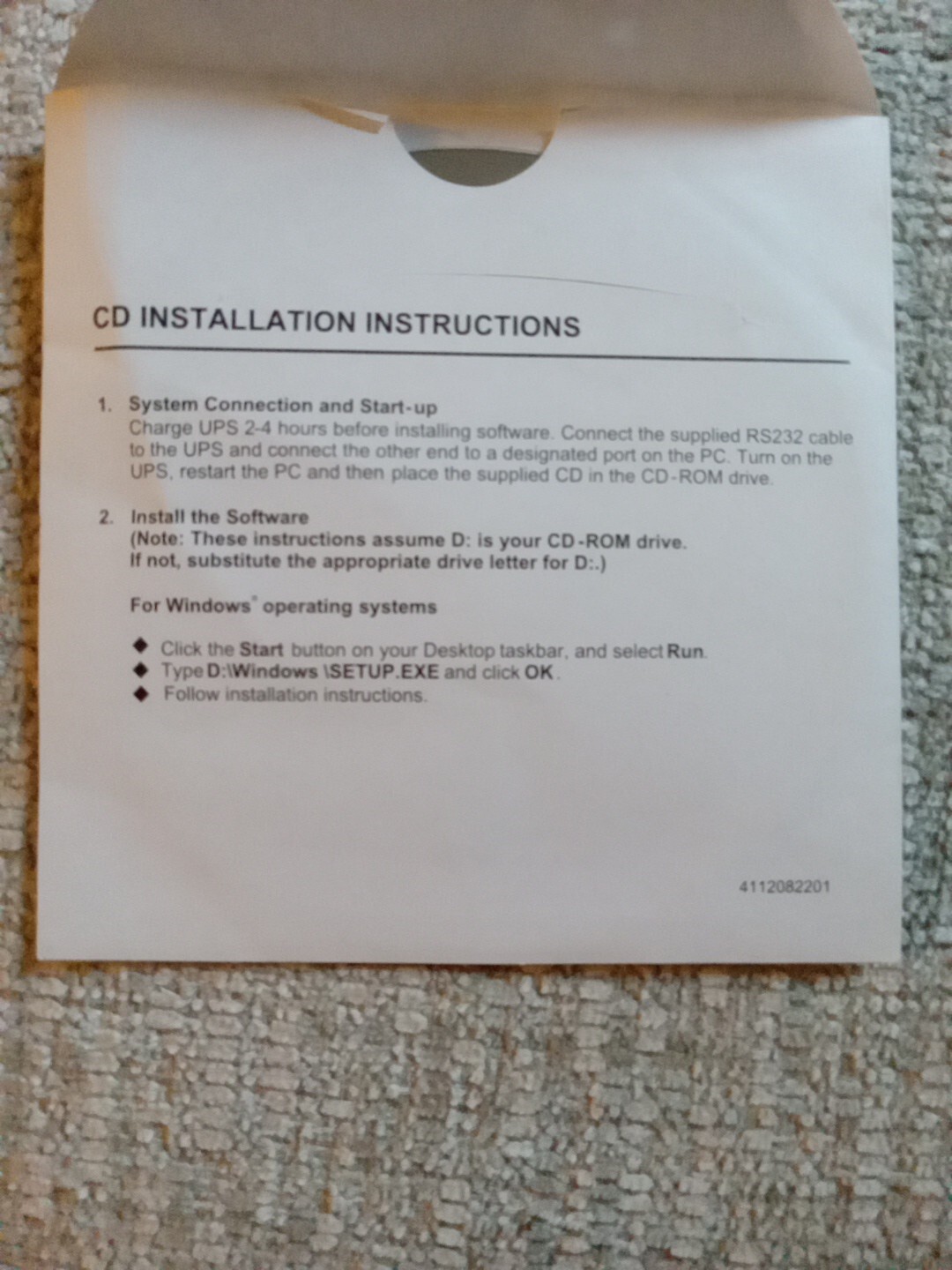 Belkin Bulldog Shutdown Software Disc Windows CD
