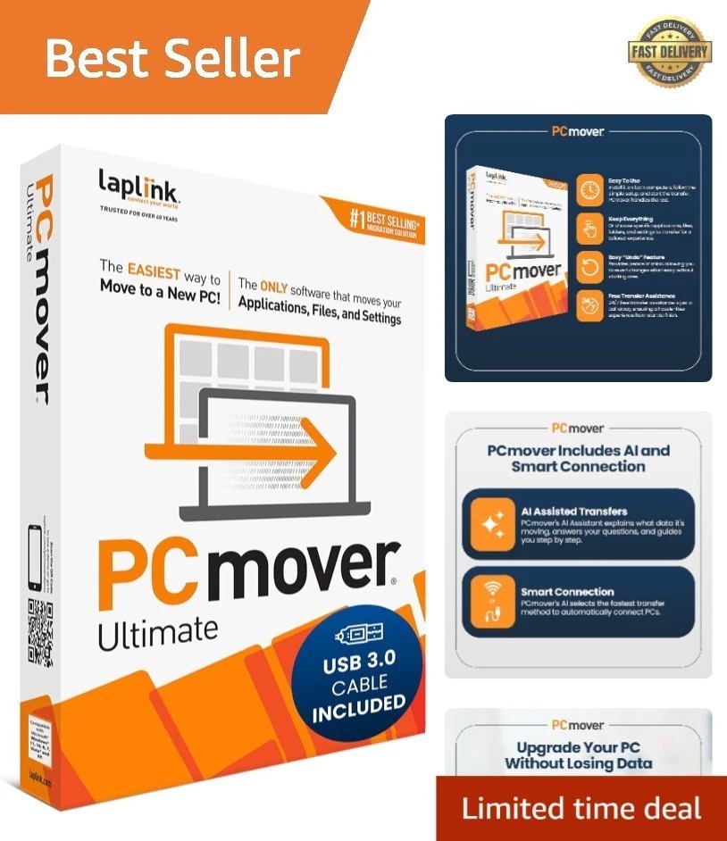 PCmover Ultimate 11 – Migration of your Applications, Files, and Settings fro…
