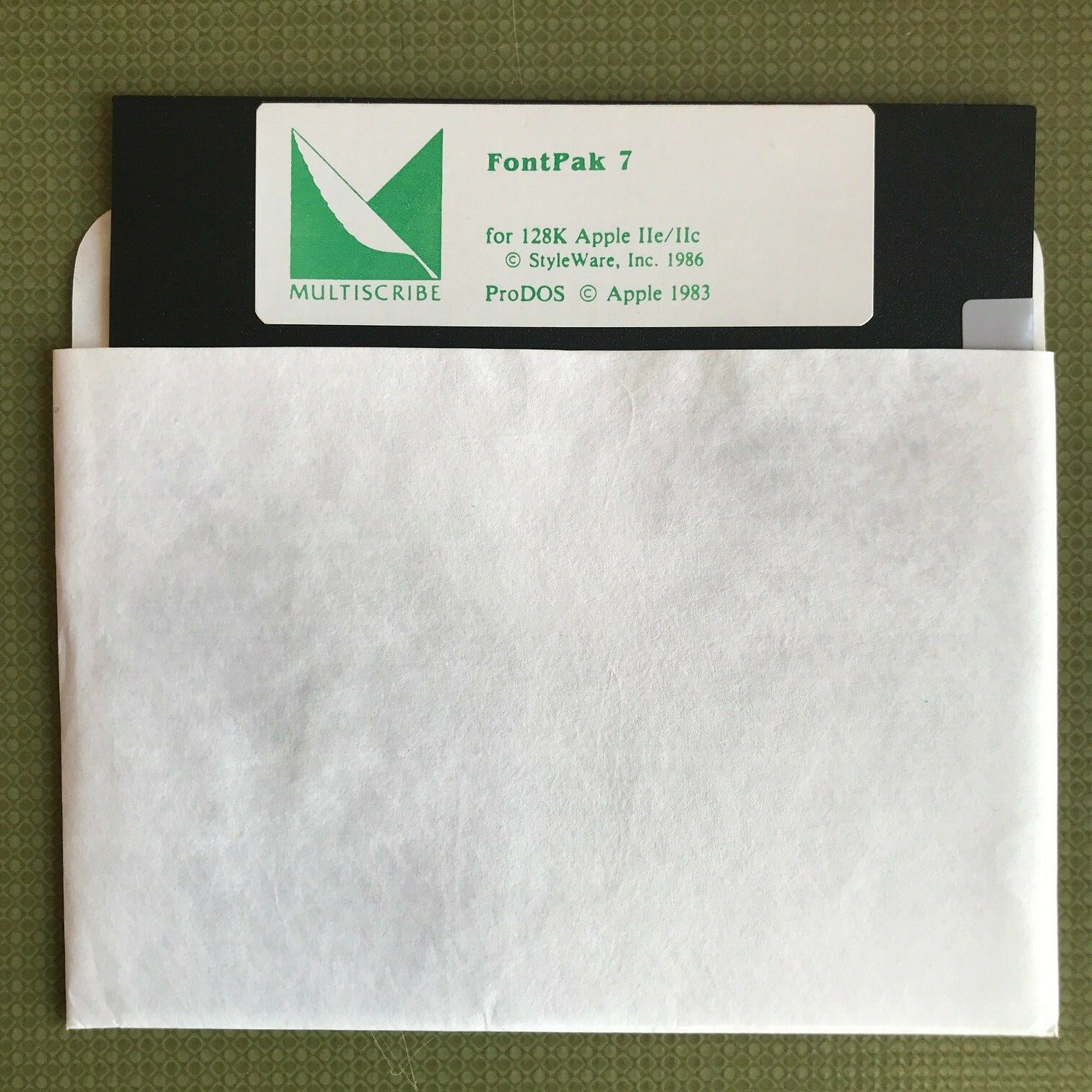 MultiScribe – Word processor for the 128K Apple IIe/IIc