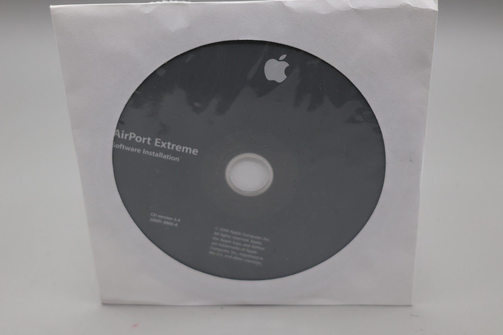 2004 – Apple Airport Extreme Software Installation CD Version 3.4 – Dut’s Deals