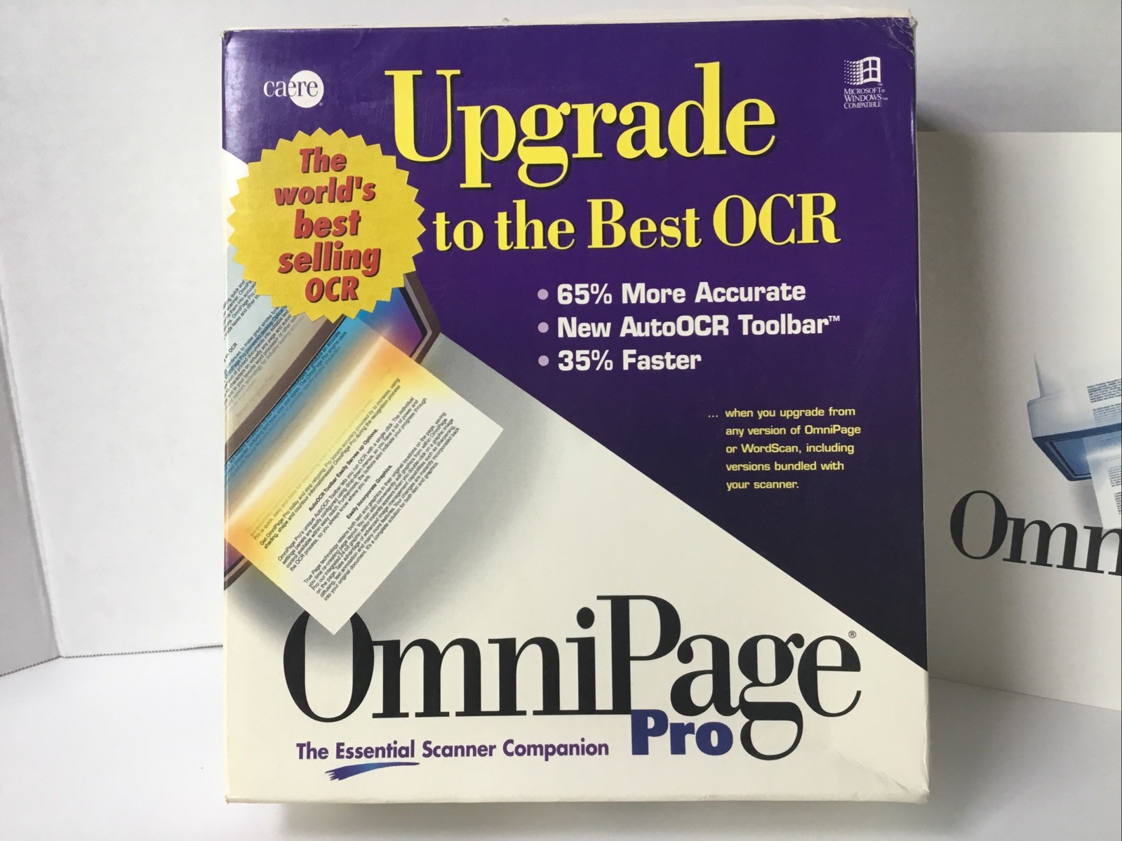 Omnipage PRO The Essential Scanner Companion Windows PC – CD And Manual.
