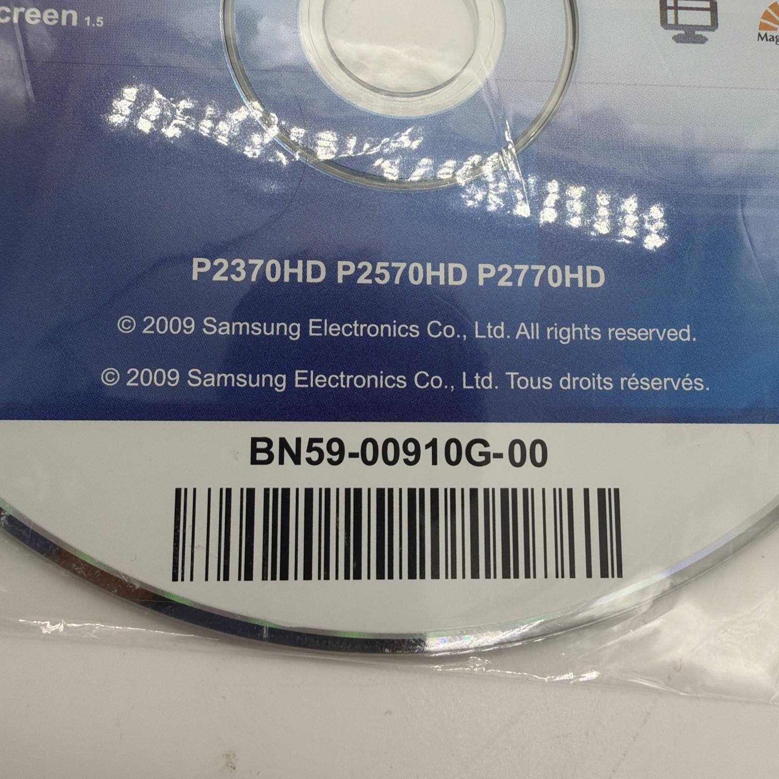 Samsung SyncMaster User Guide/Install Driver For Monitor -BN59-00910G-00