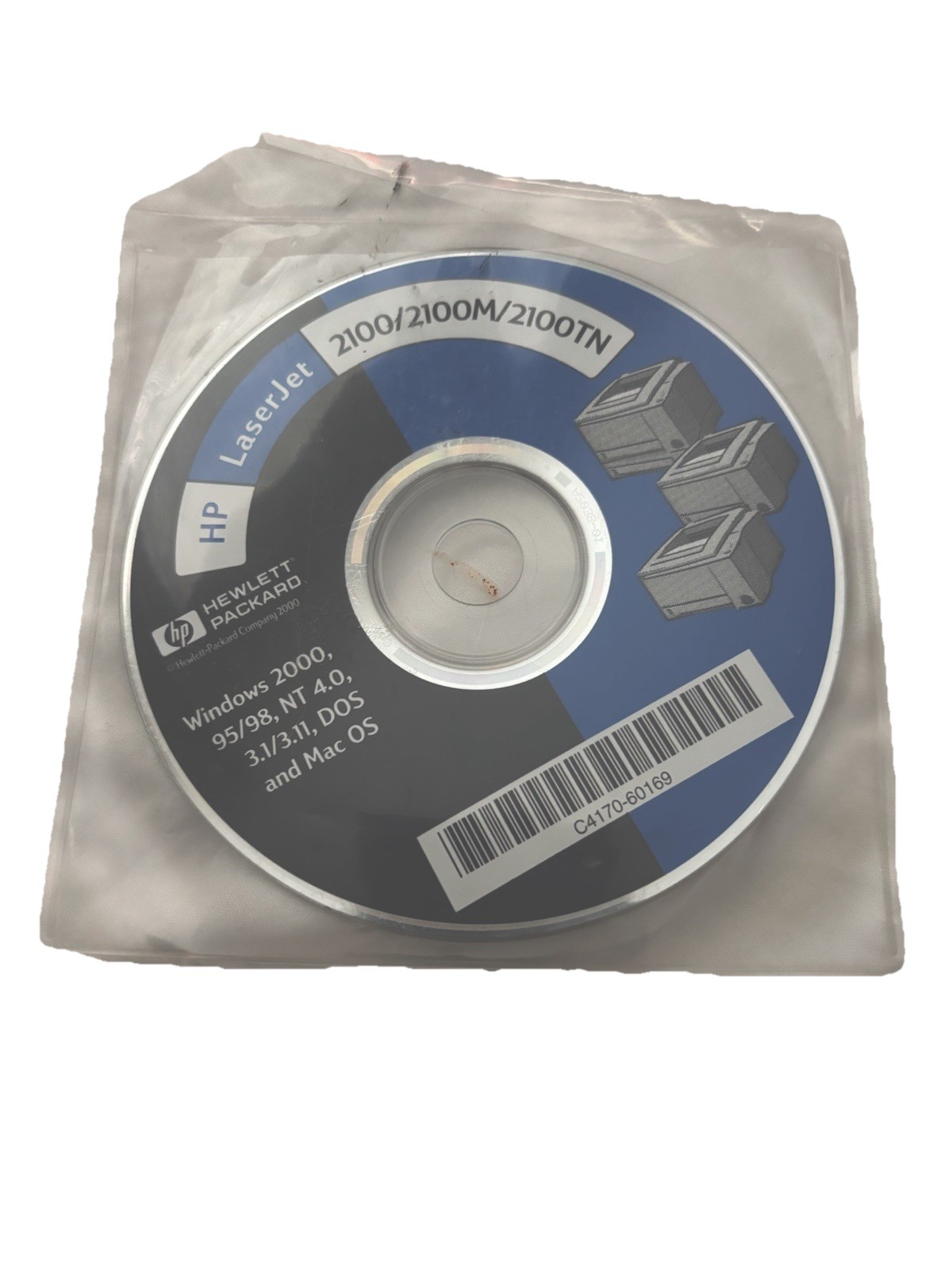 HP Laserjet 2100 2100m 2100TN Install Setup Driver Install CD Disc