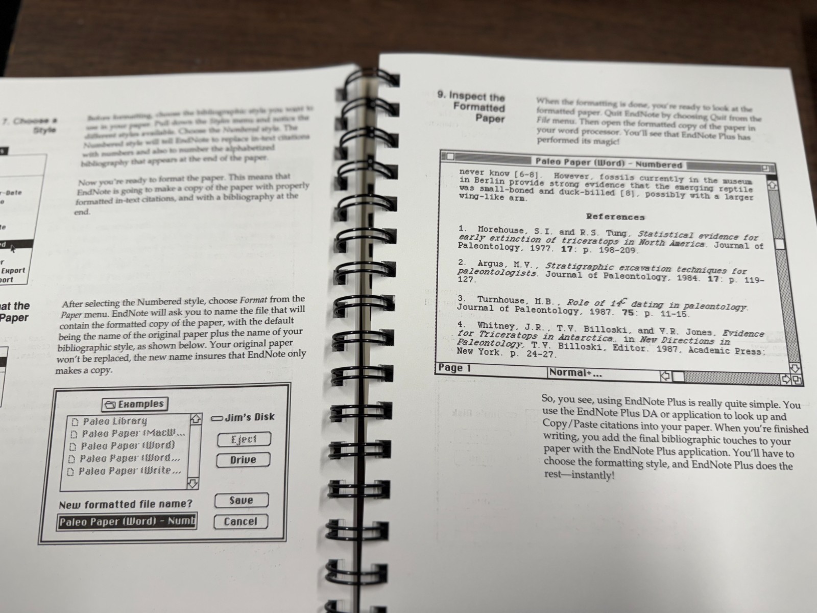 Vintage Macintosh software : ENDNOTE with manuals 3-1/2 disks