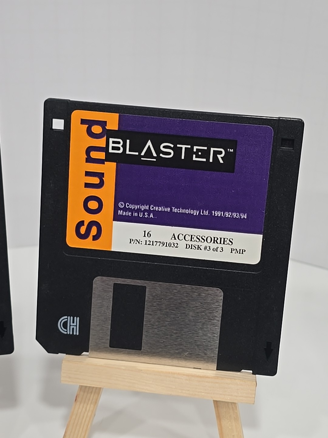 🕹 Vintage Creative Technology Sound Blaster 1994 Install Apps 3.5″ Floppy Disks