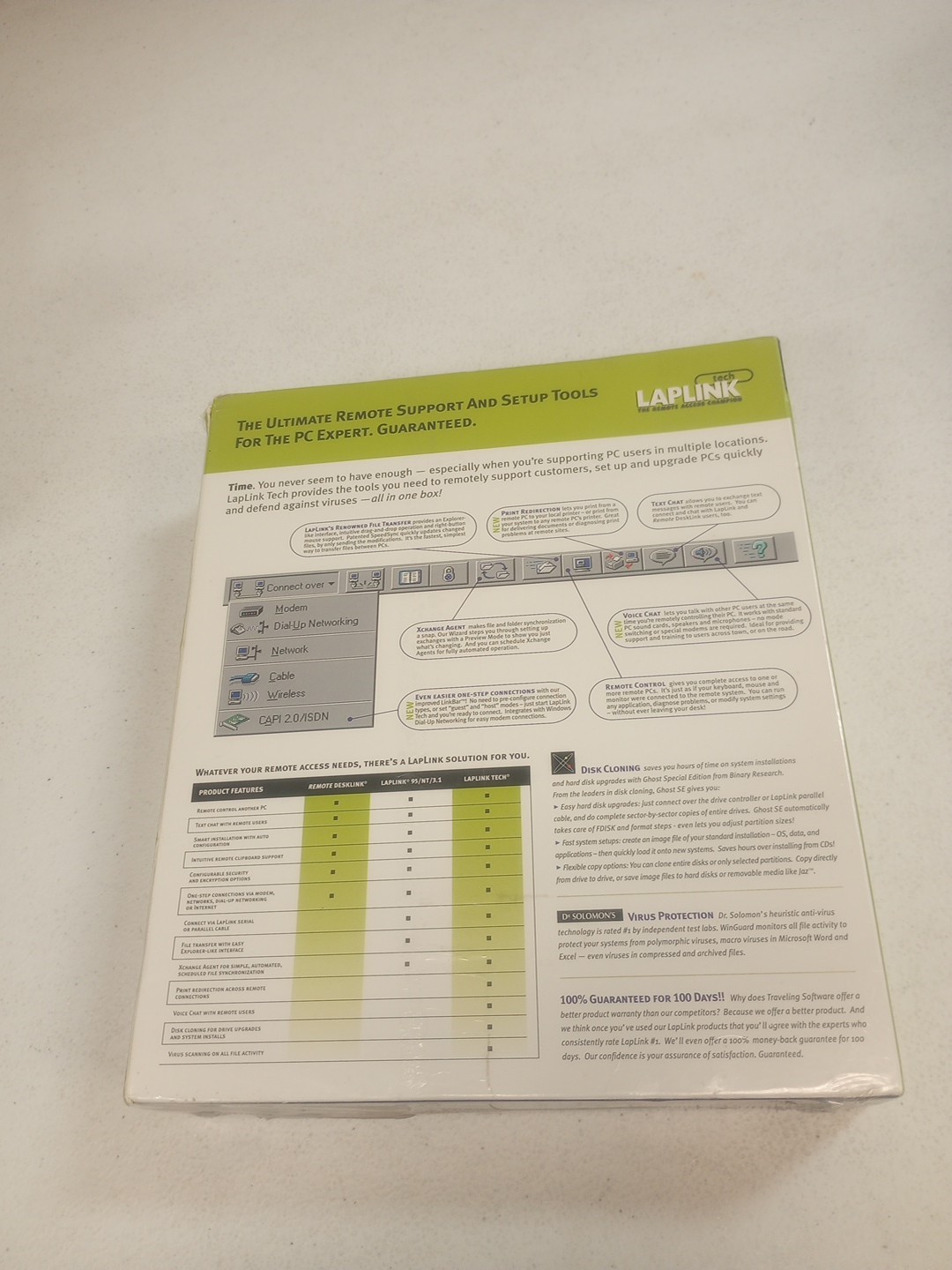Vintage LapLink for Windows NT/95 Sealed Traveling Software Remote Setup Tools