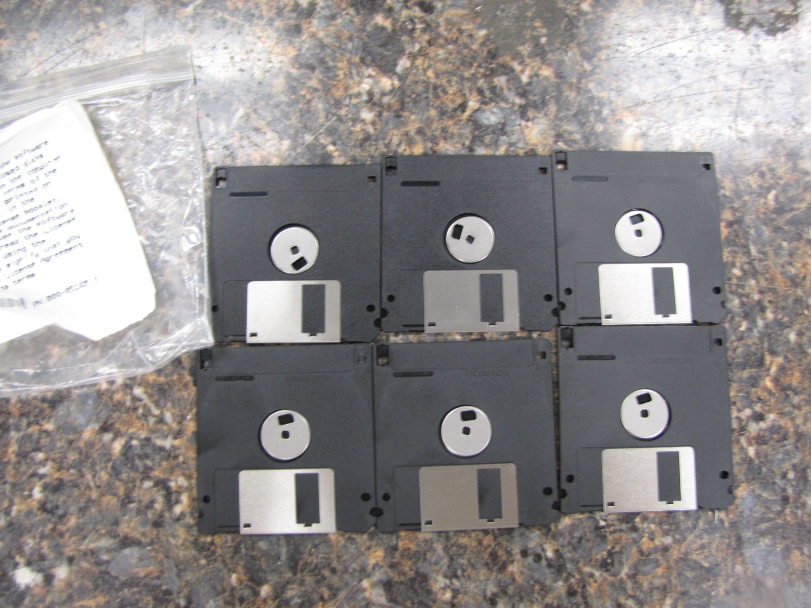 Set of (6) Microsoft Windows 95 Install High Density Disks 1991-1995 -MR22