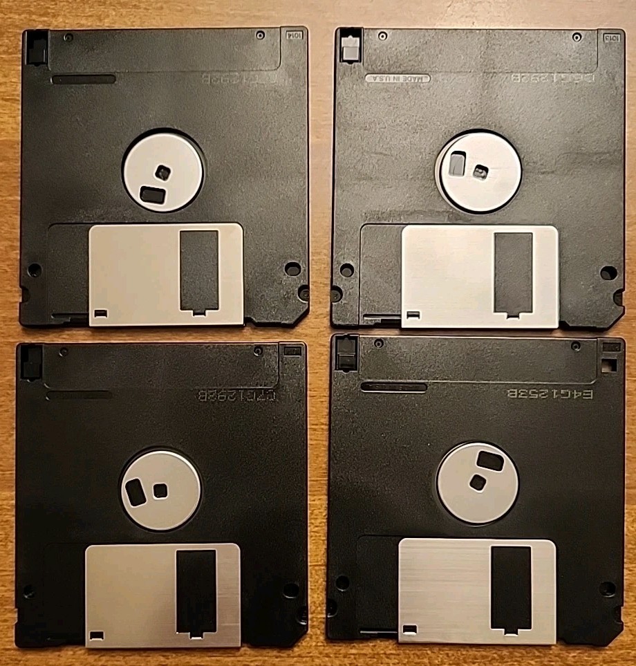 Vintage NEC PS Printer Support Kit Macintosh 3.5” Floppy Disks Lot Version 1.4