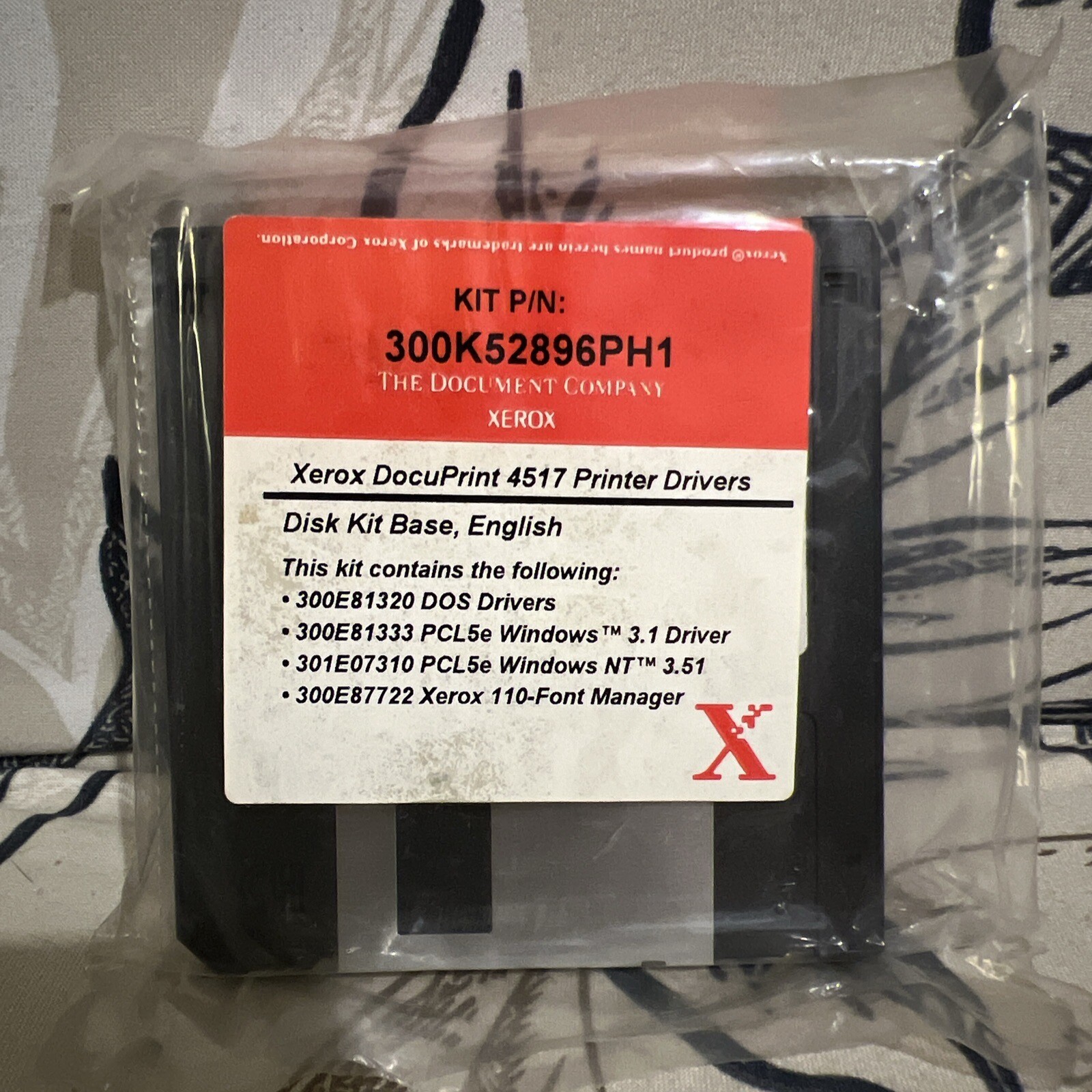 Vintage Xerox DocuPrint 4517 Drivers for Windows 3.1 NT 3.51 DOS – 3.5″ Disks