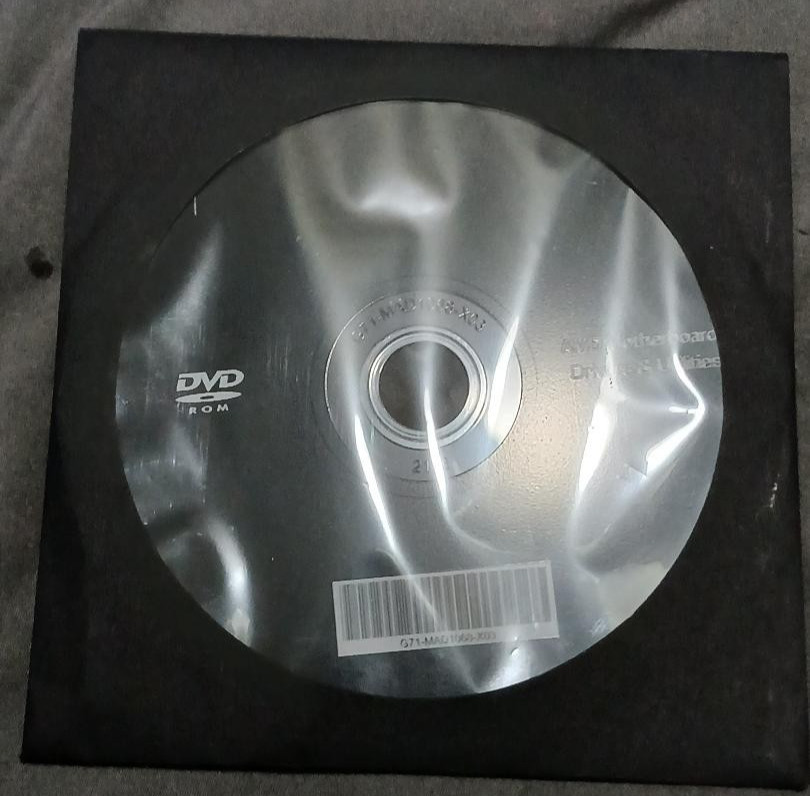 Genuine MSI AMD Motherboards Drivers & Utilities Disc Dvd G71-MAD1068-X03