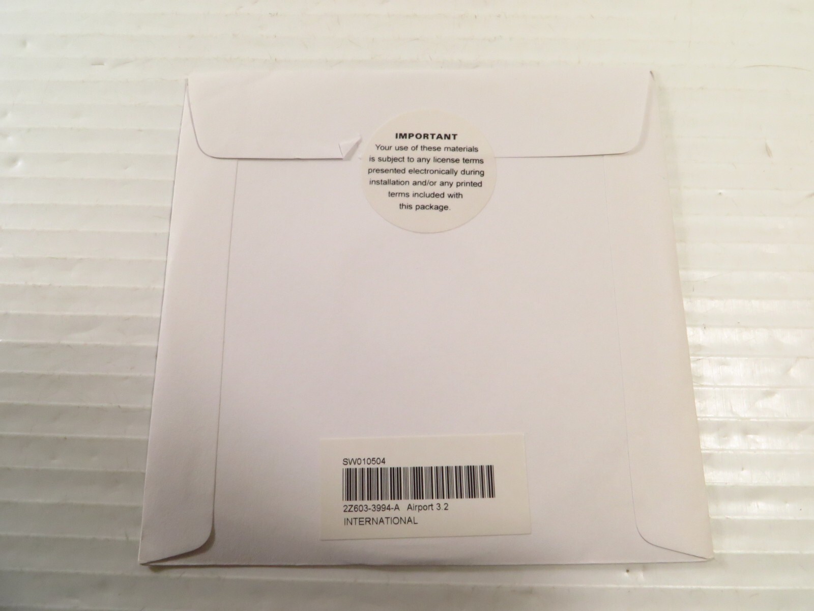 Apple AirPort Extreme Software Installation Disc for Mac IOS. Ver 3.2, NEW