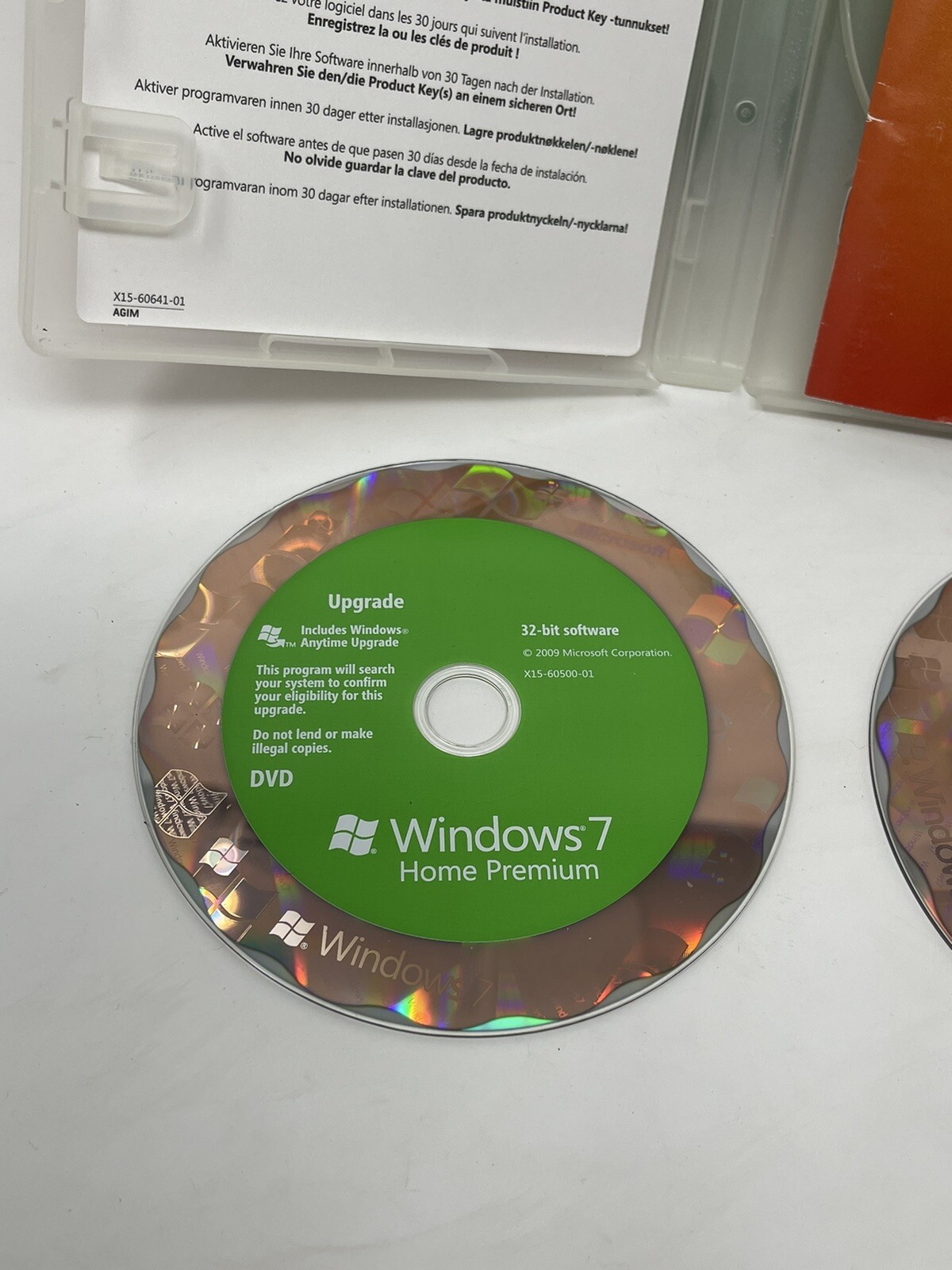 Microsoft Windows 7 Home Premium Upgrade for Windows Vista w/ Key