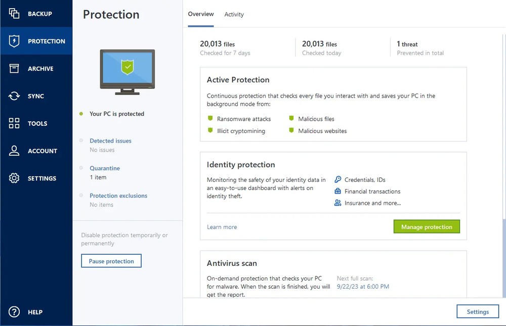 Acronis True Image Essentials 2025 | 1 Year 1 Device | Utility | Download
