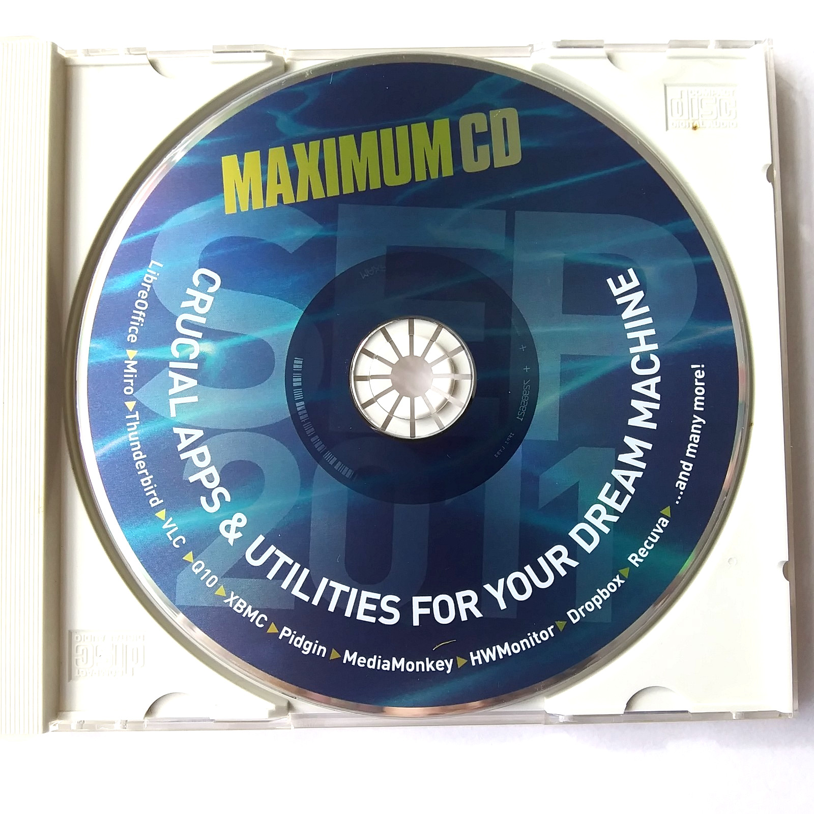Maximum CD 2014 Crucial Apps Utilities Software Disc VLC Dropbox Recuva PC