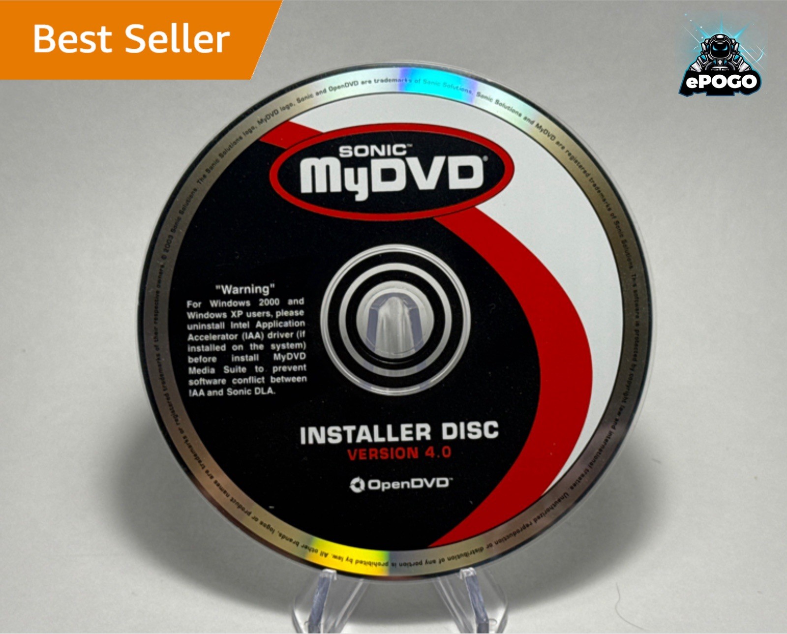 Cyberlink PowerDVD XP 4.0 DVD w/ Install Key Sonic MyDVD Installer Disc Bundle!