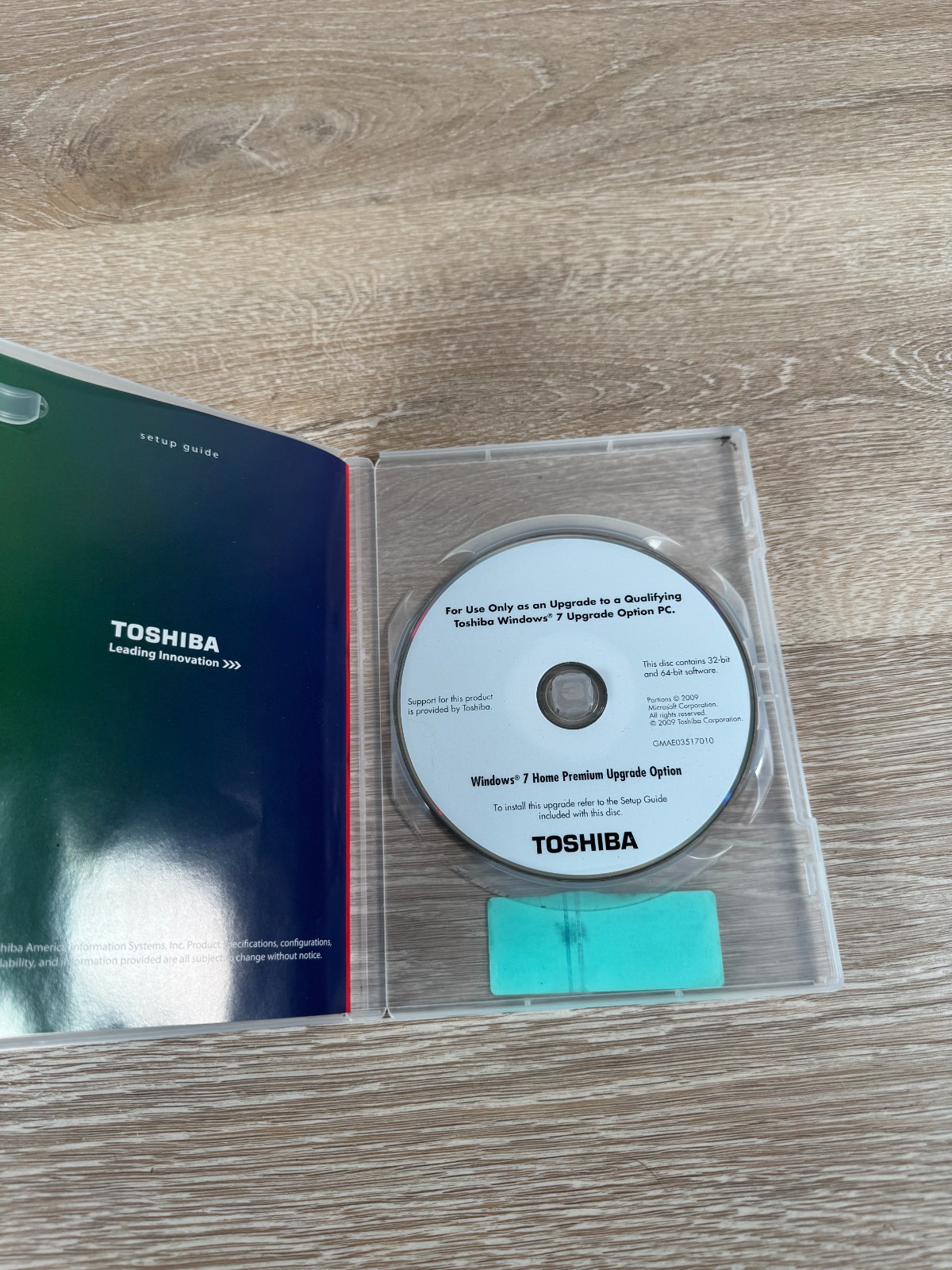 TOSHIBA RECOVERY DVD DISK FOR WINDOWS 7 32/64 BIT PC COMPUTER LAPTOP