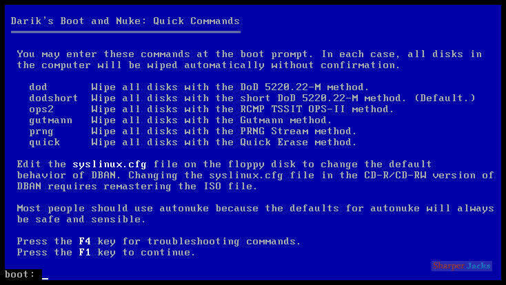 NEW & Fast Ship! Darik’s Boot & Nuke Hard Drive Eraser / Remover / Delete – USB