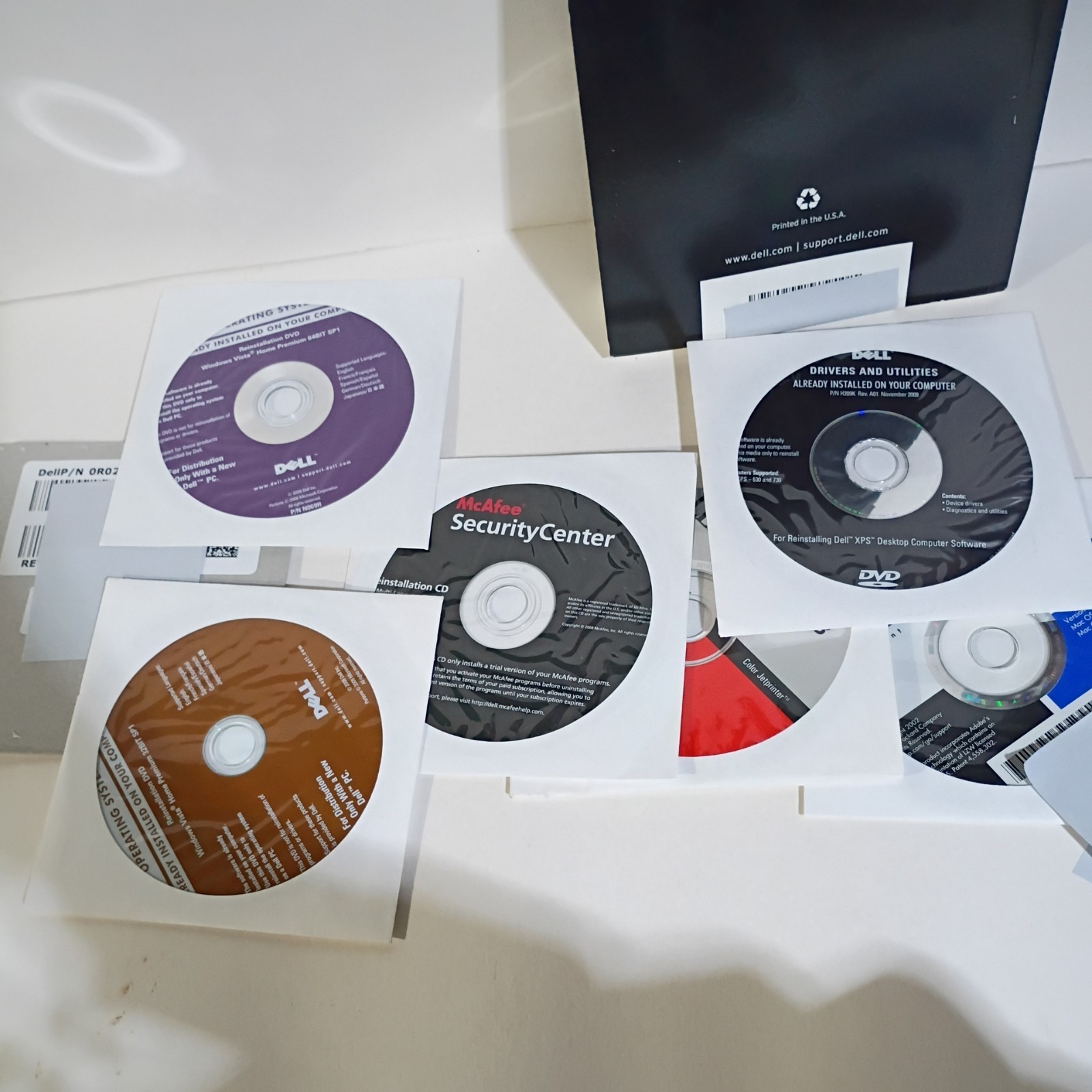Dell Studio XPS Restore Setup Guide with Drivers and Utilities 2008. WITH MANUAL