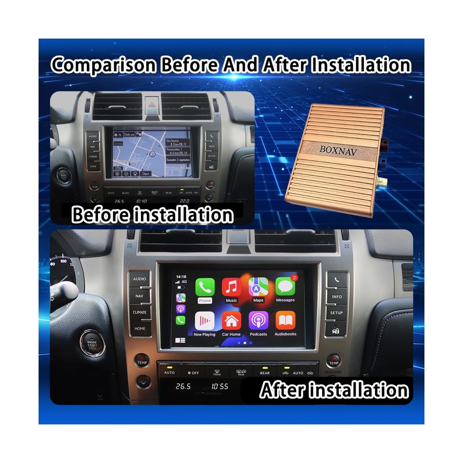 Linux System for Lexus GX460 2014 2015 2016 2017 2018 2019 2020 2021 Wireless…