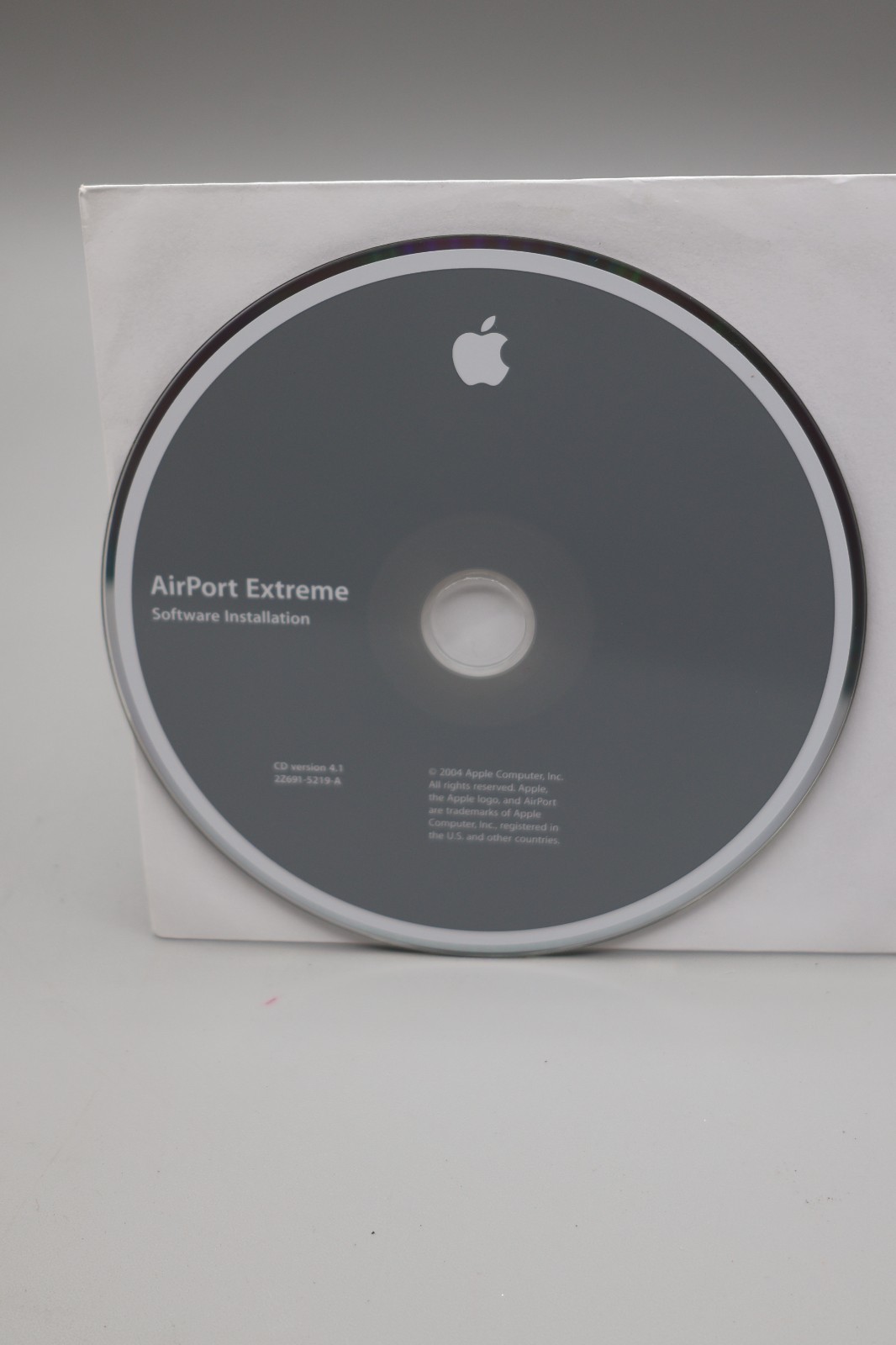2004 Macintosh Mac AirPort Extreme Version 4.1 Software Installation CD-ROM