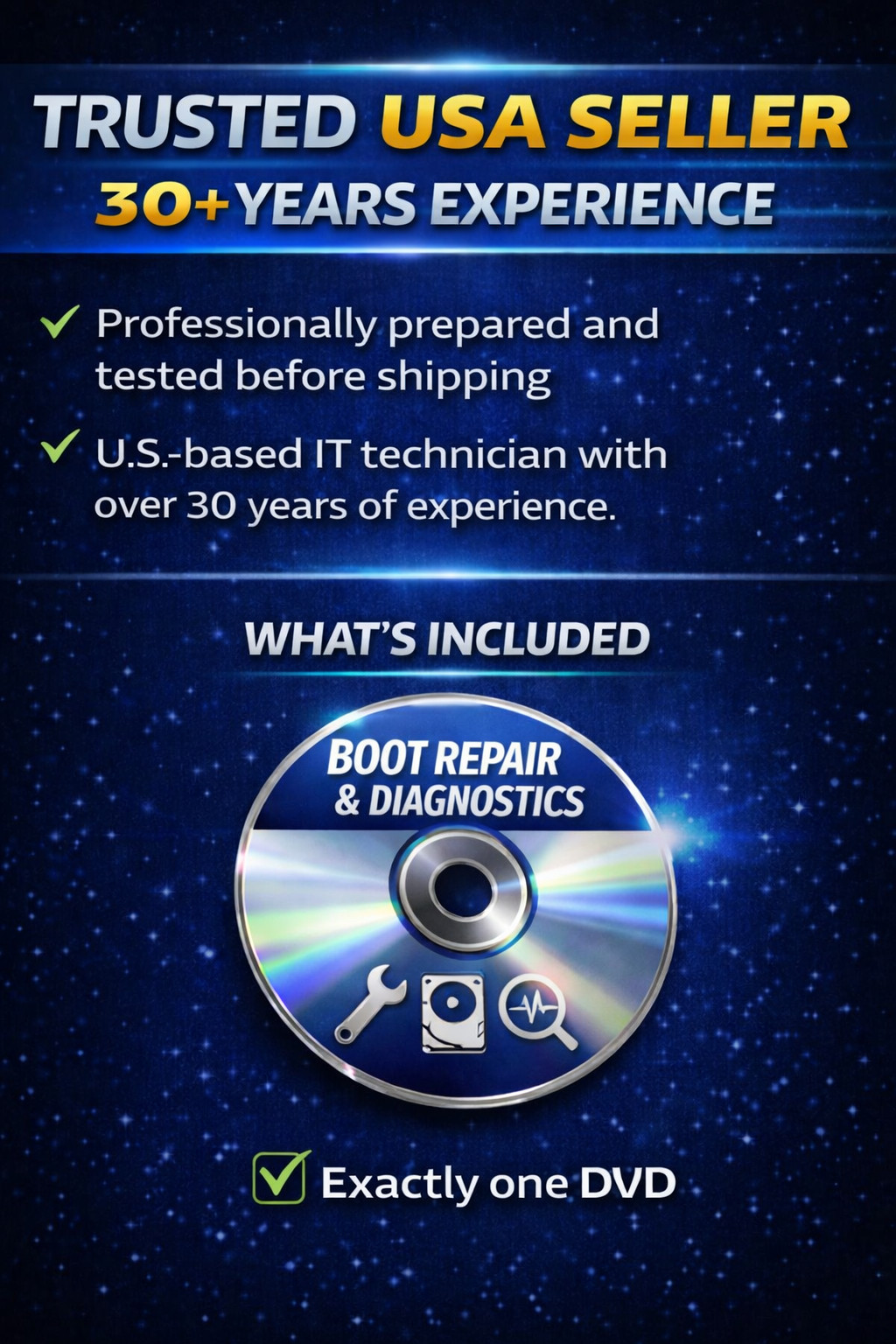 Emergency Bootable PC Repair DVD – Offline Diagnostics & Recovery Tools