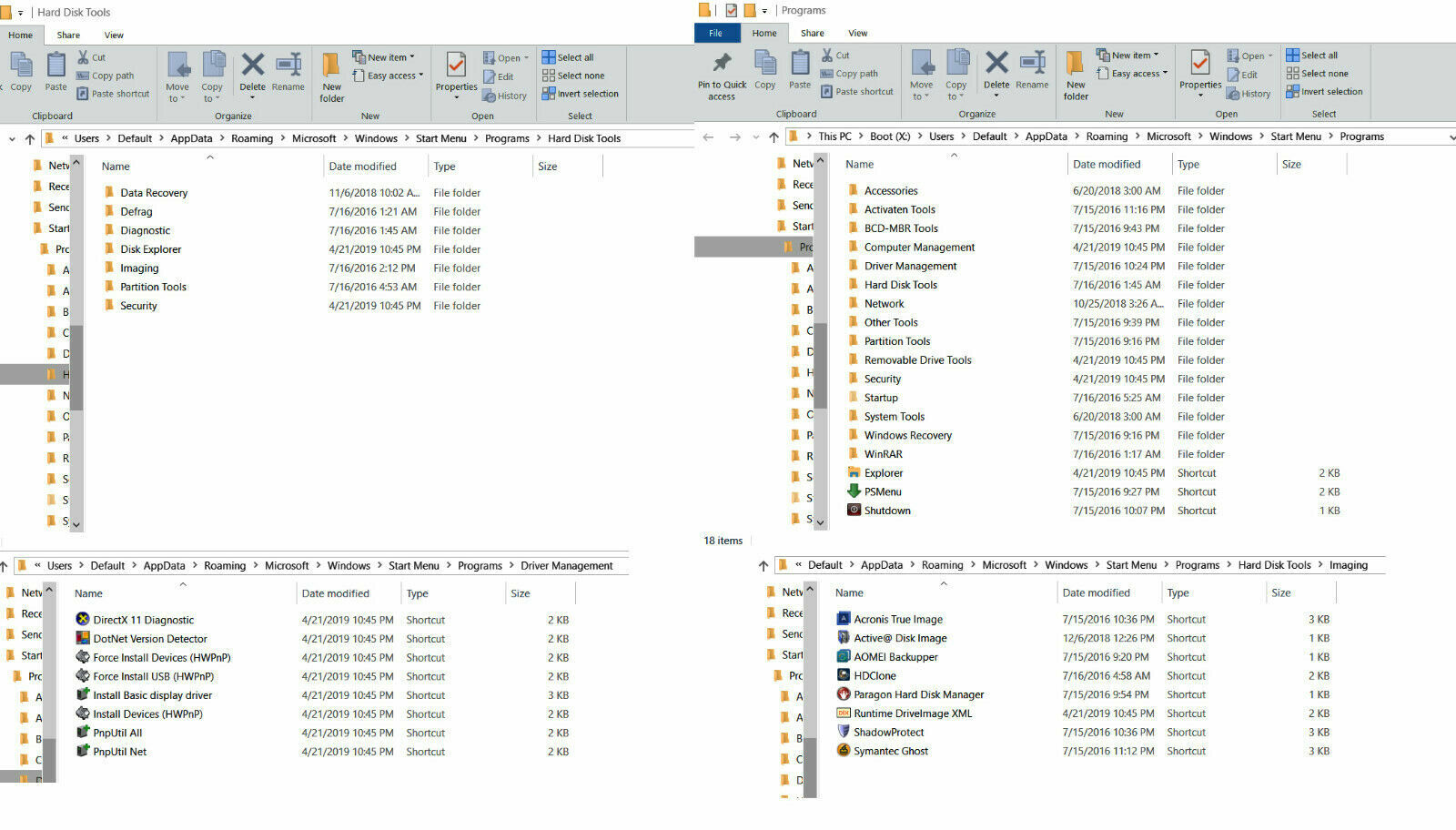 Hiren’s Boot PE X64 Bootable USB 2019 Fix Repair BackUp Clone Windows