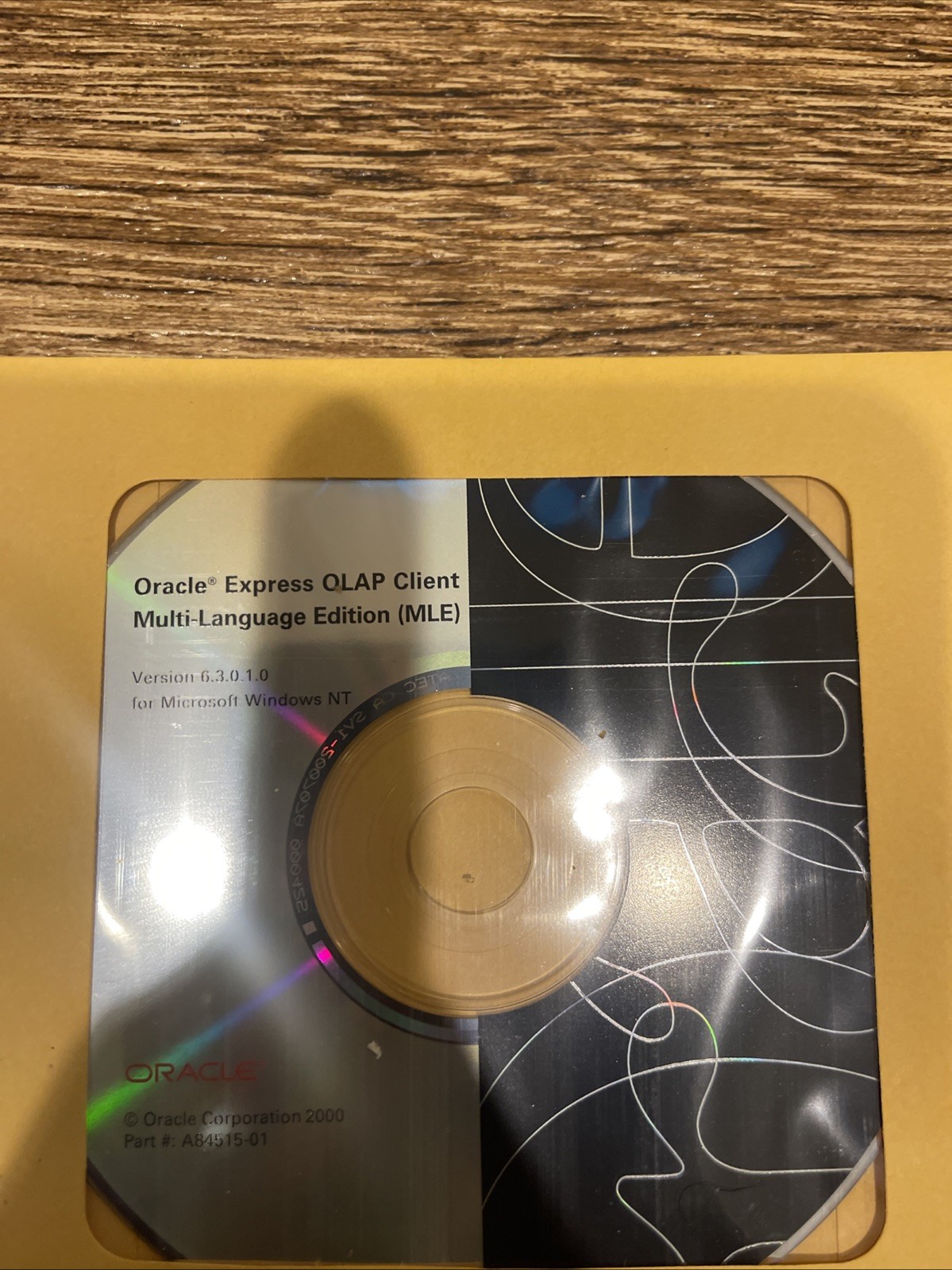 Vintage Oracle Express OLAP Client MLE v6.3.0.1 CD for Windows NT 2000