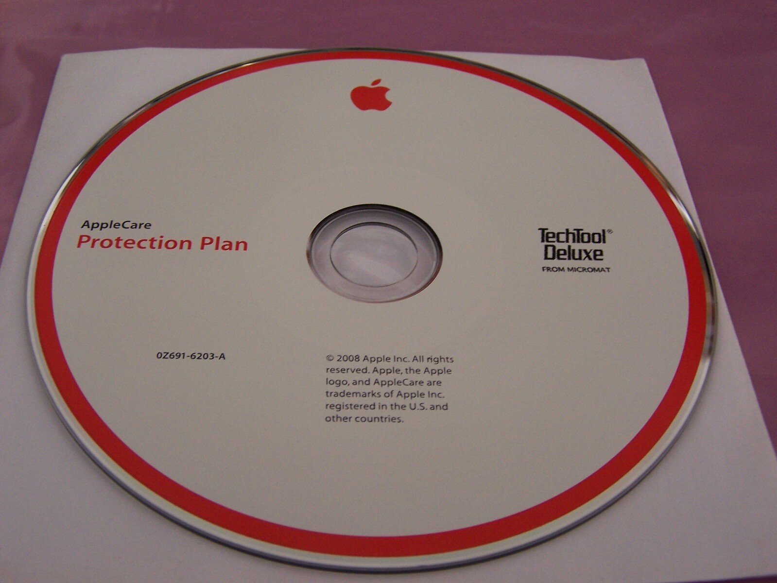 AppleCare Techtool Deluxe CD by Micromat – 2008