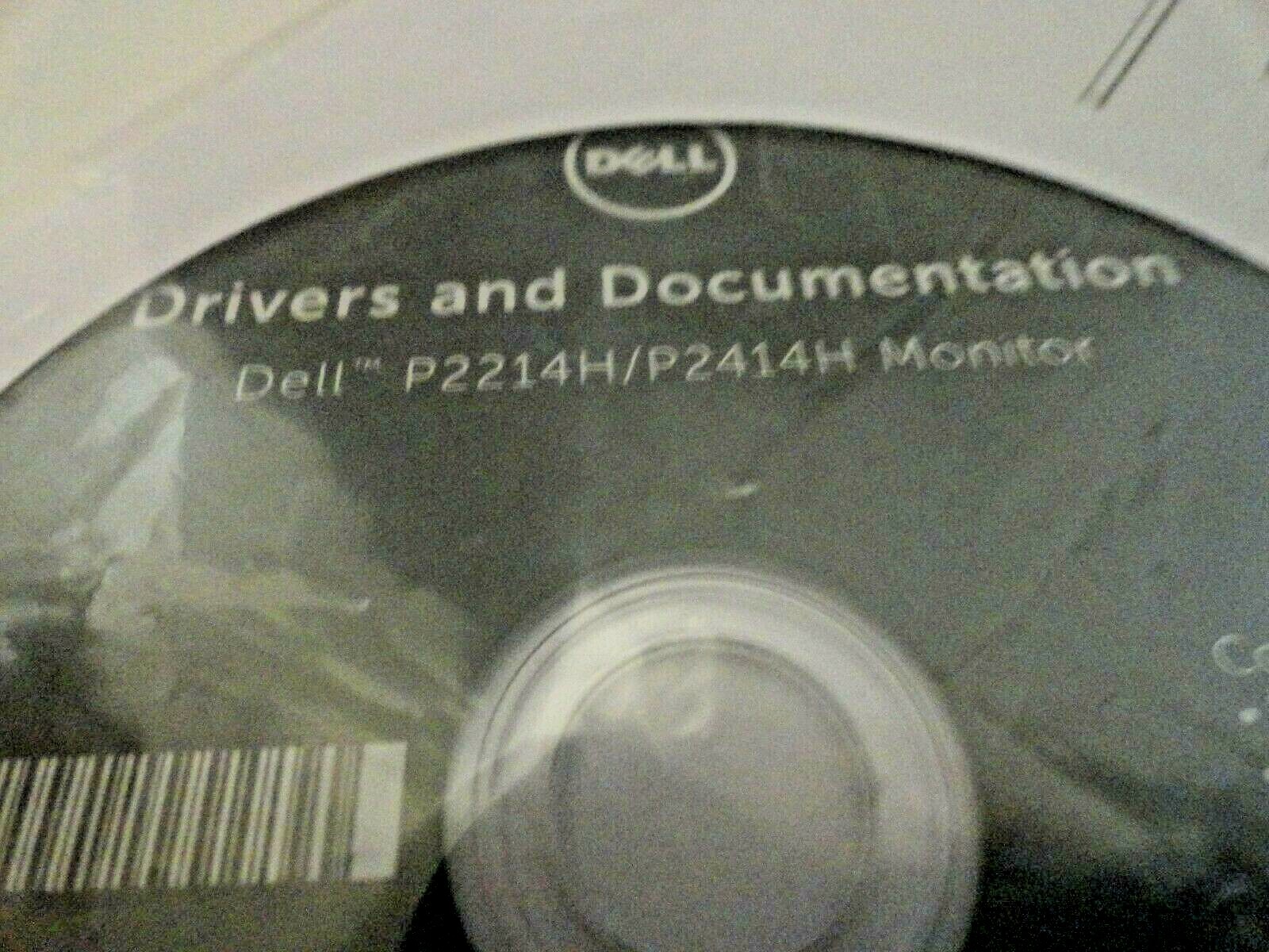 New DELL Drivers And Documentation disc for P2214H & P2414H Monitor