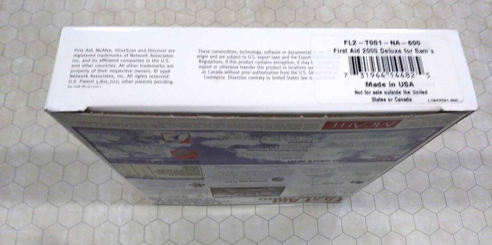 McAfee First Aid Deluxe 2000, Windows 95/98 CD-ROM, 1998